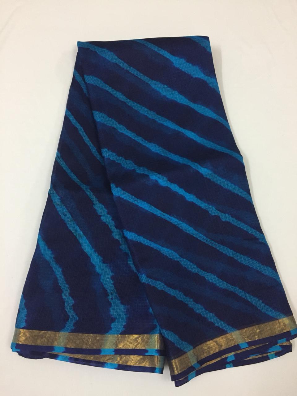 Pure kota silk leheriya saree