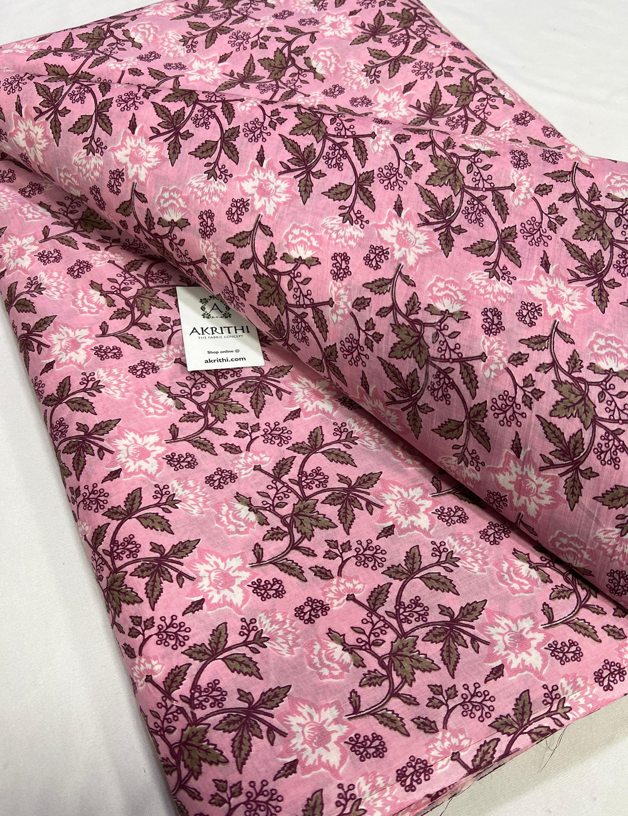 Printed pure cotton fabric