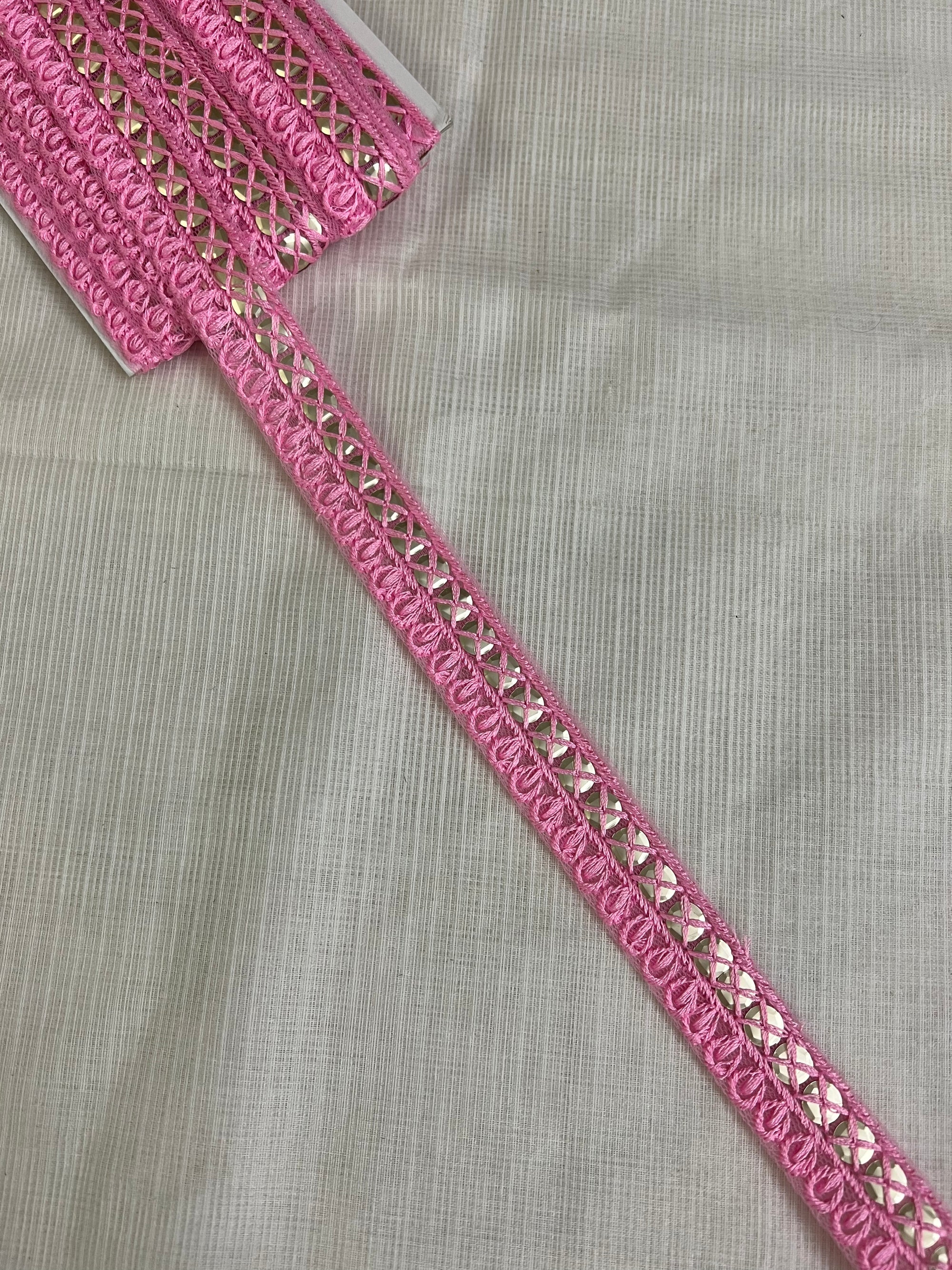 Embroidered lace 9 metres roll