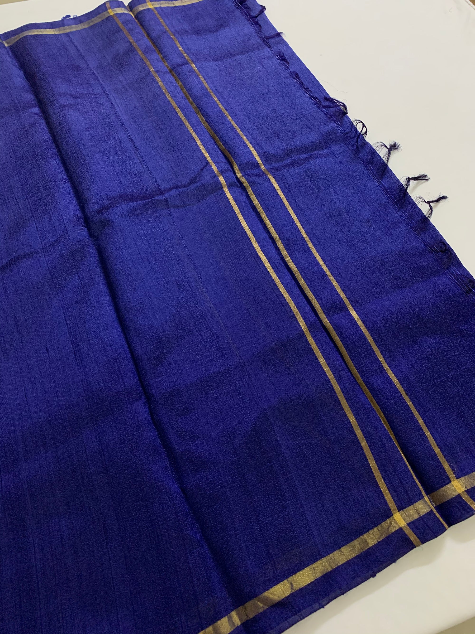 Pure raw silk shaded dupatta with zari border