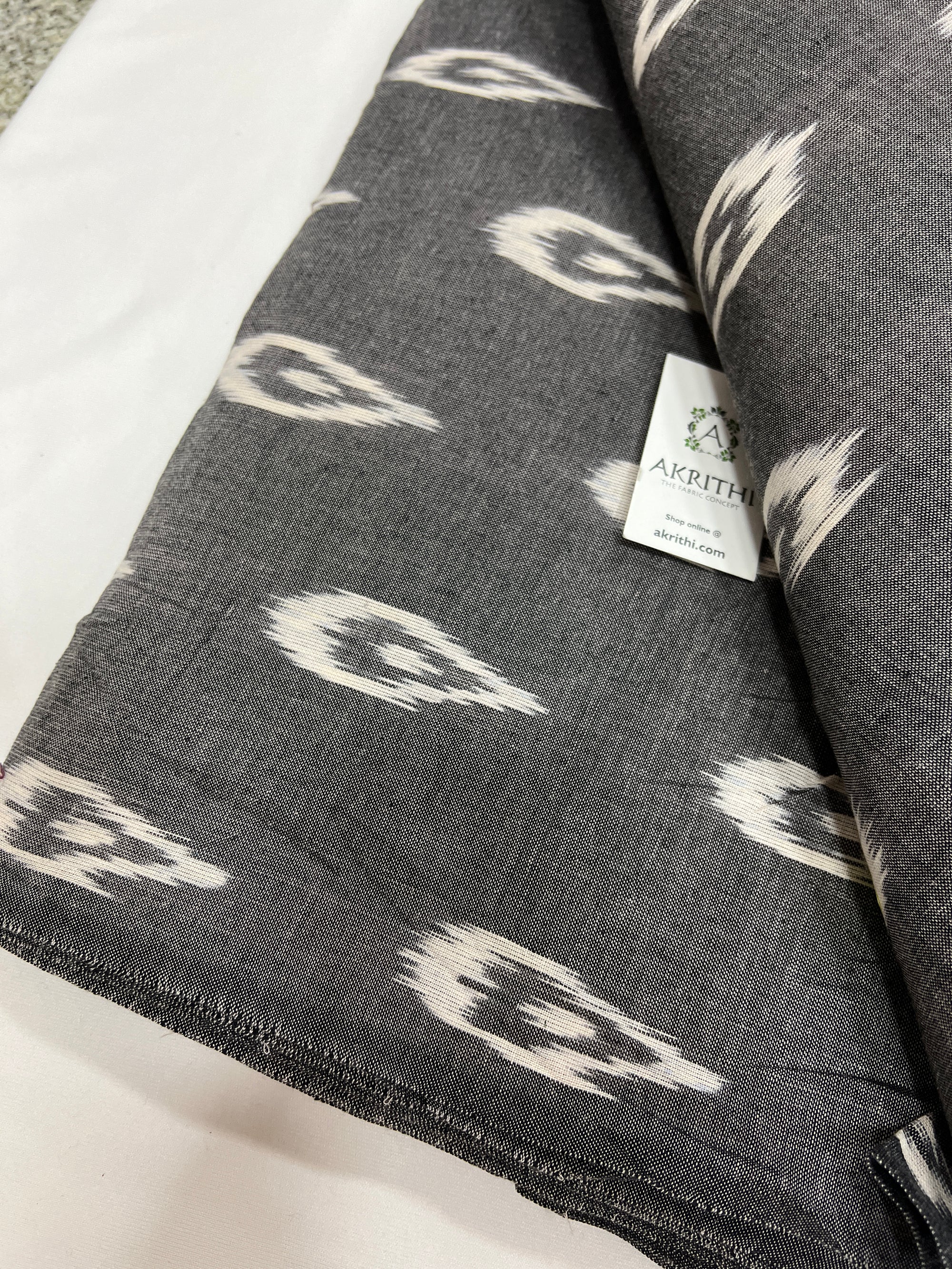 Handloom Ikat pure cotton fabric