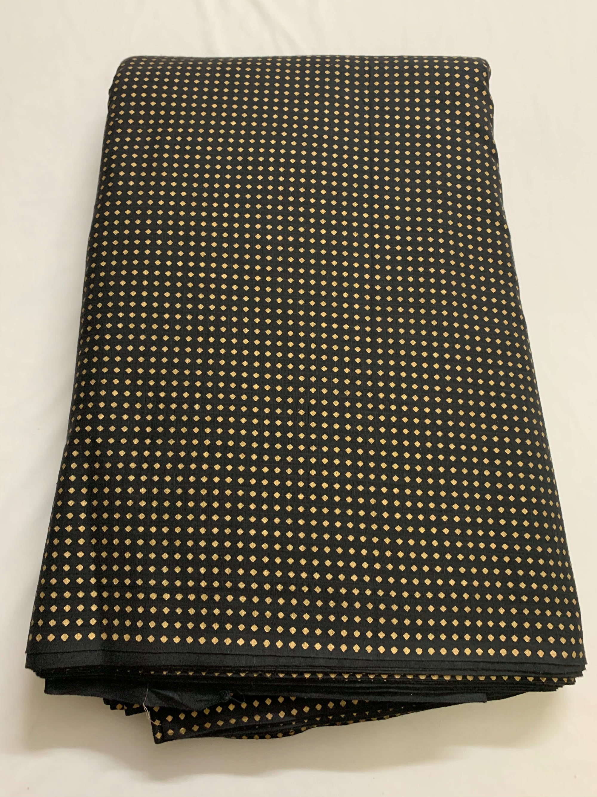 Printed pure slub cotton fabric