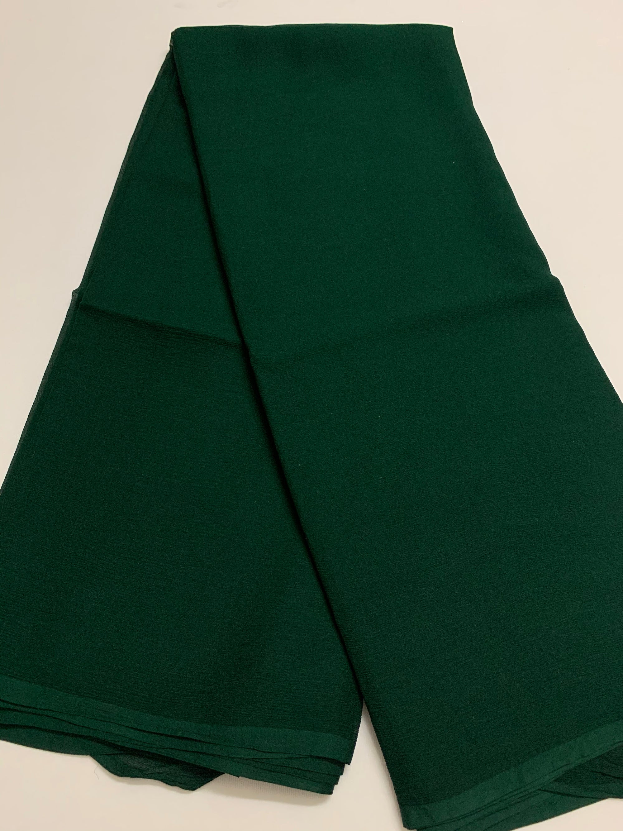 PLATINUM PURE SILK CHIFFON SAREE