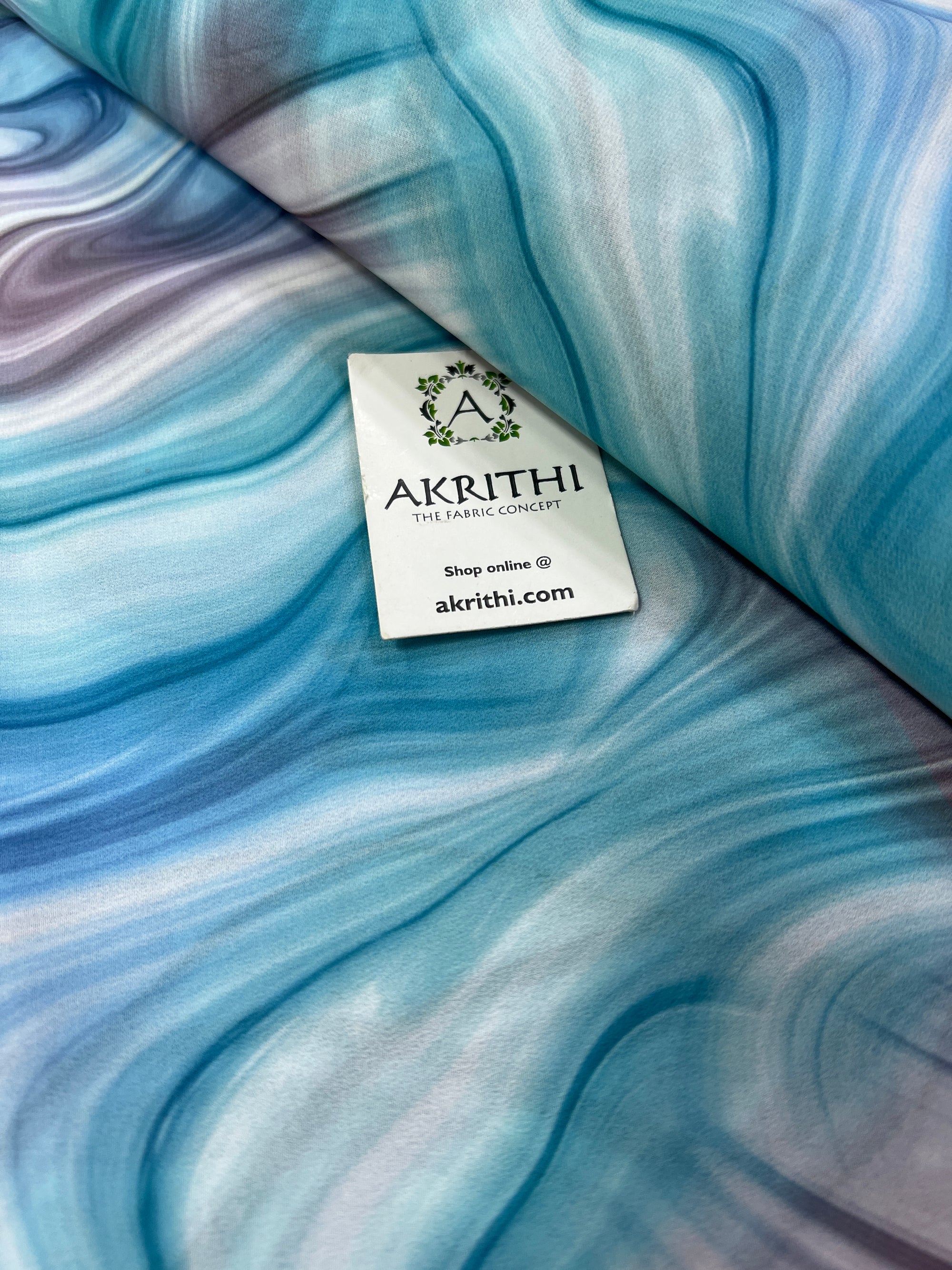 Digital floral printed georgette fabric