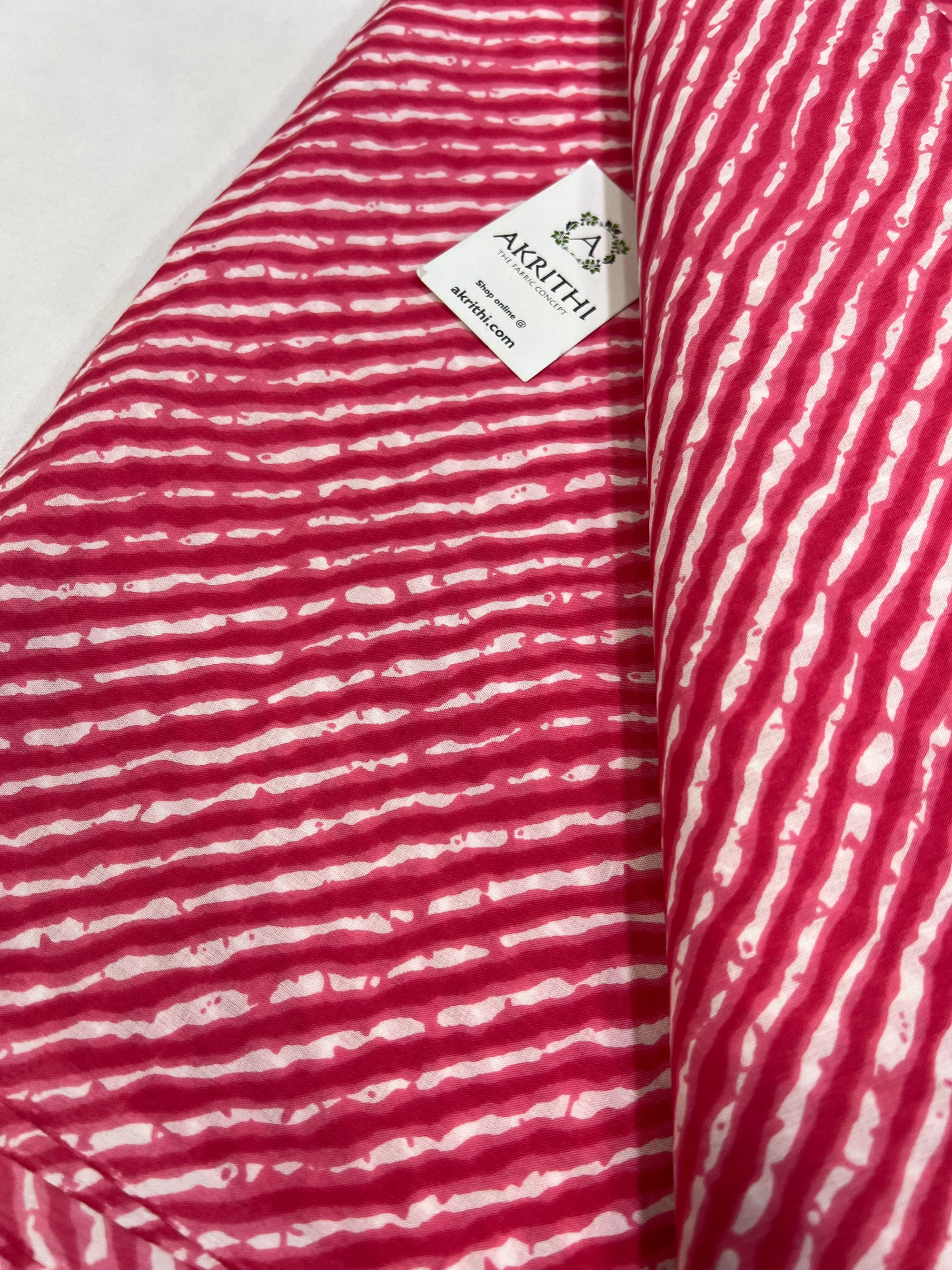 Printed pure cotton fabric