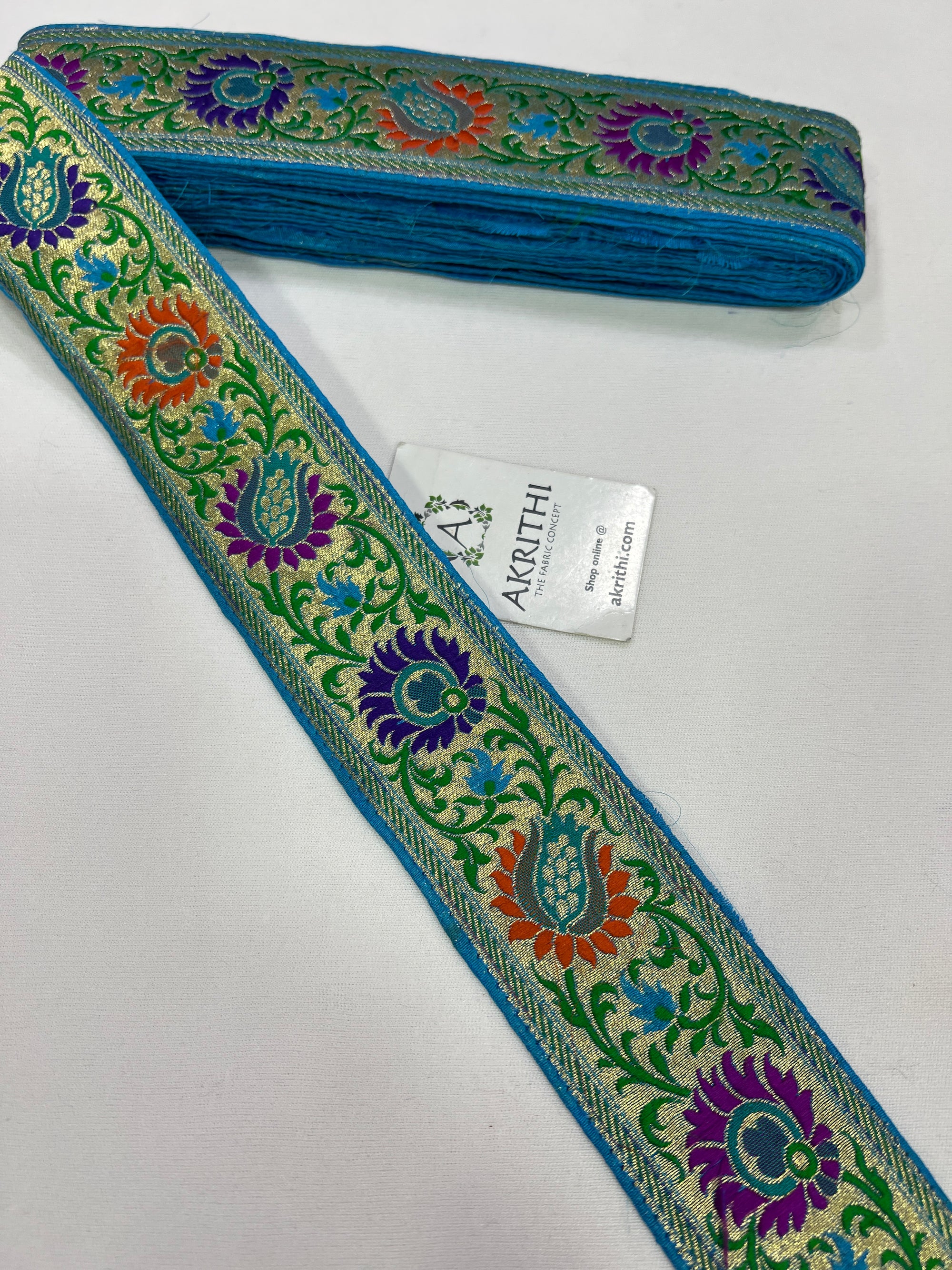Handloom Banarasi lace 9 metres roll