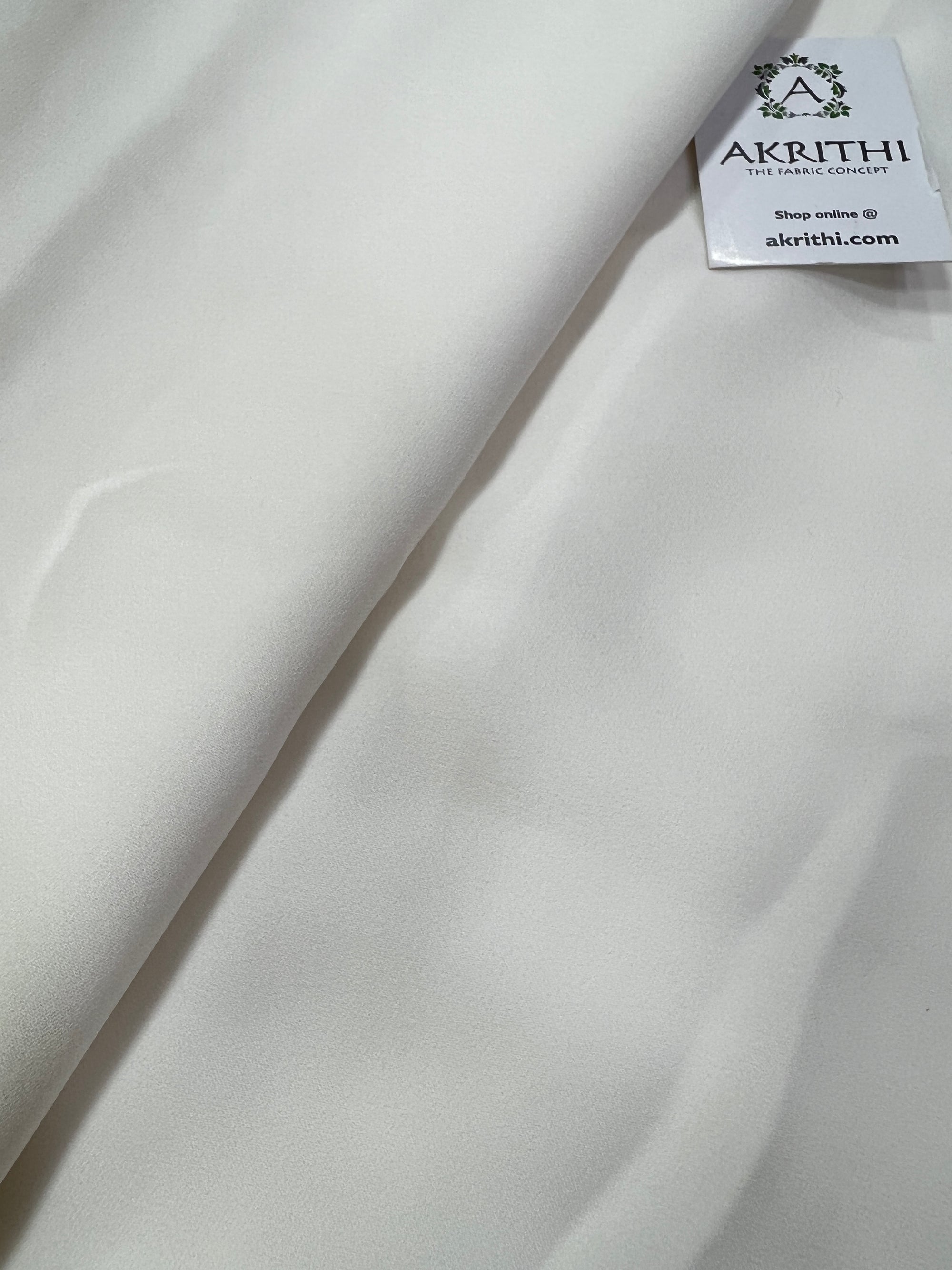Pure silk double georgette fabric 90 grams