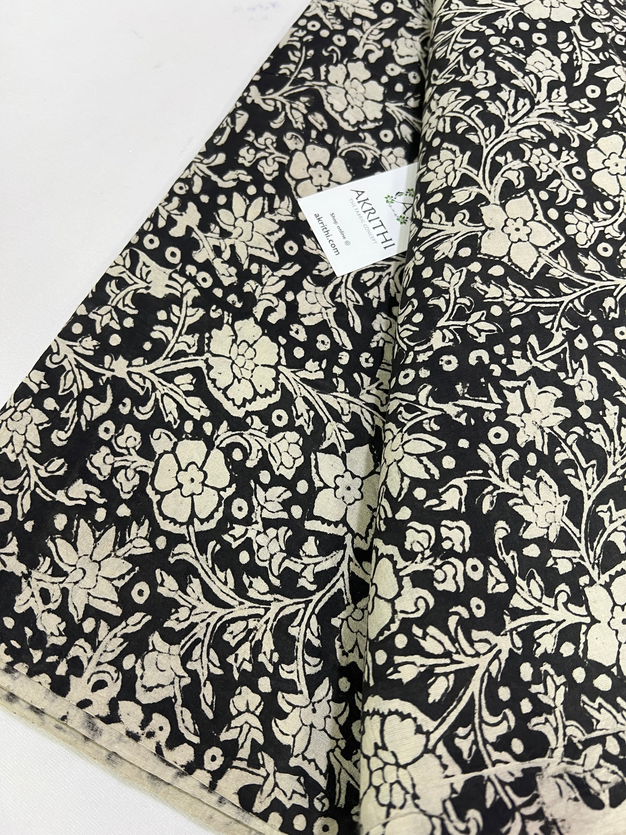 Hand block Printed pure cotton fabric