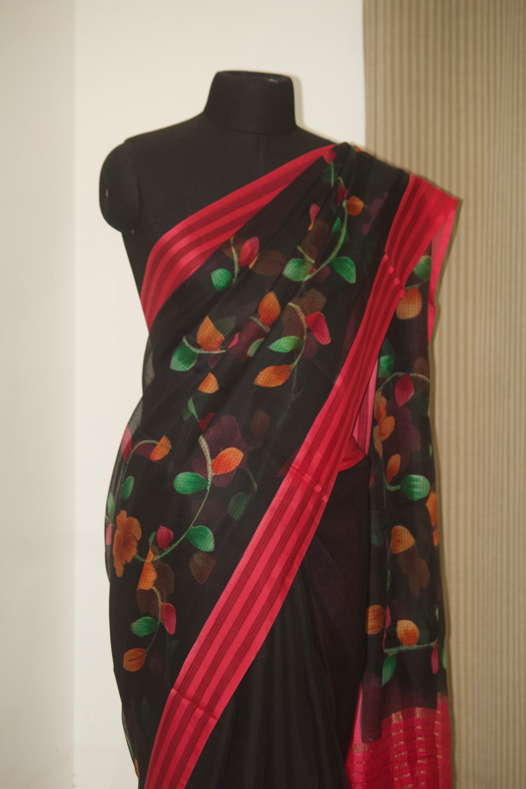 Pure kota silk hand painted saree