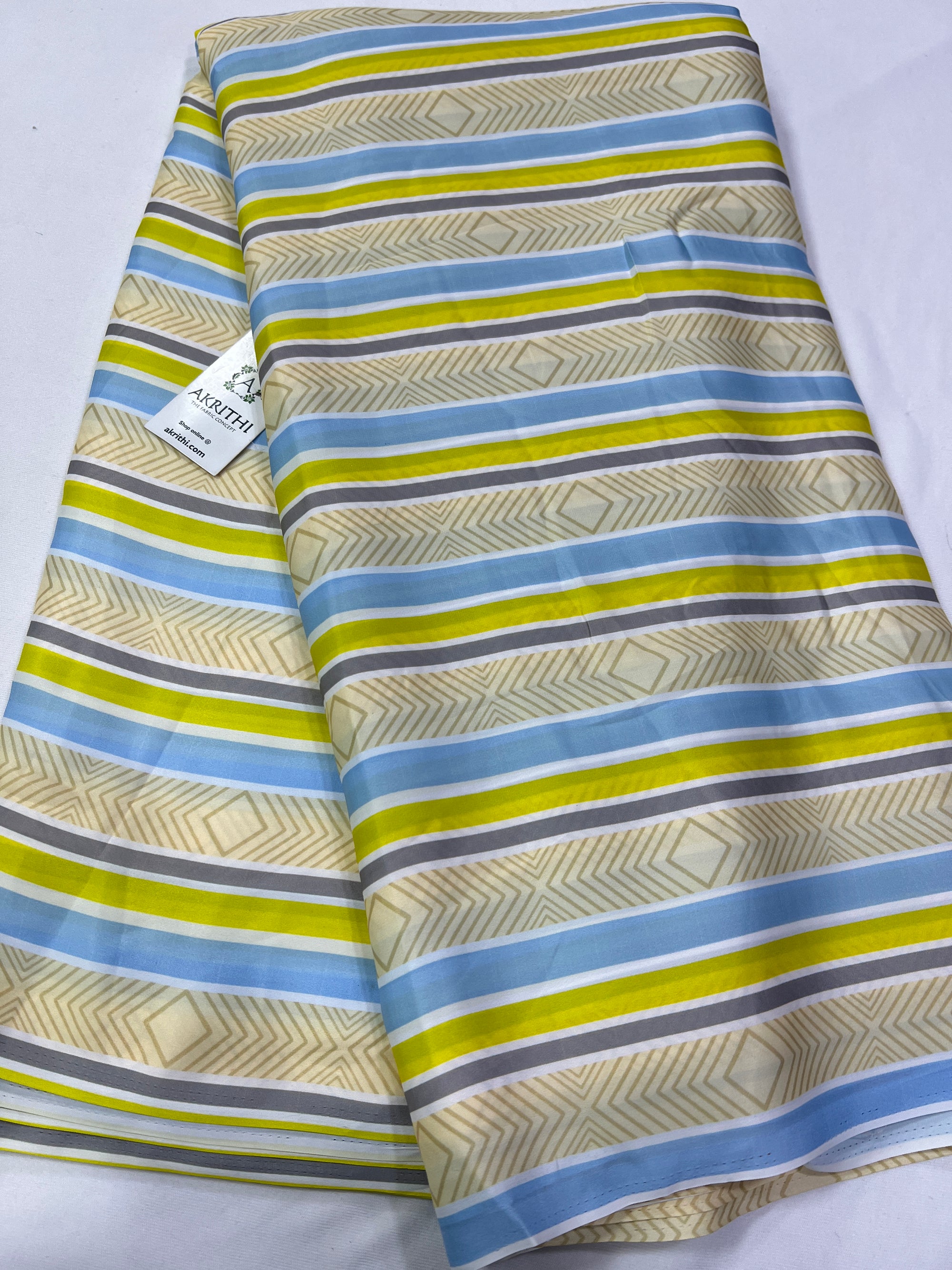 Digital printed modal satin fabric