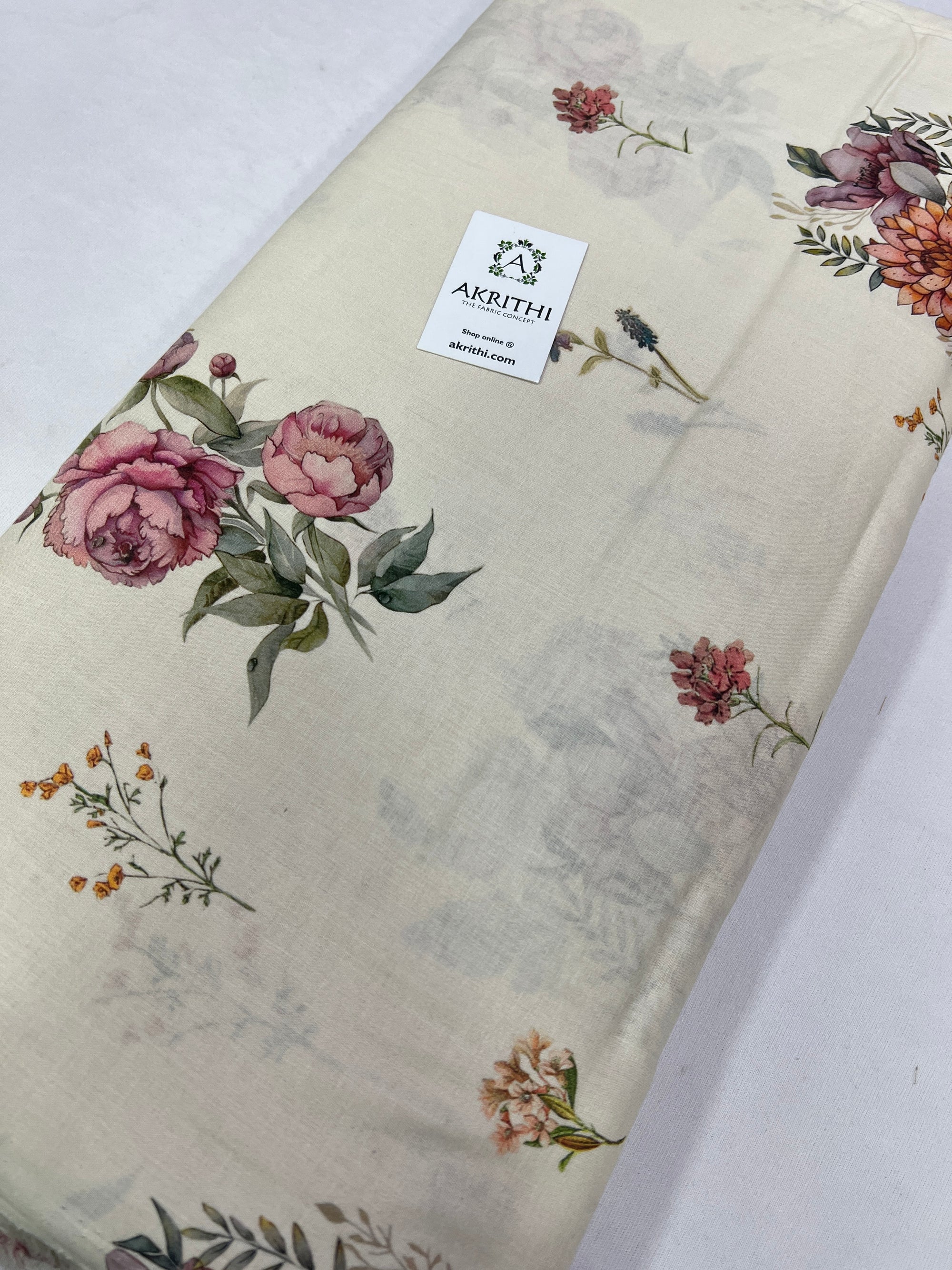 Digital Printed pure cotton fabric