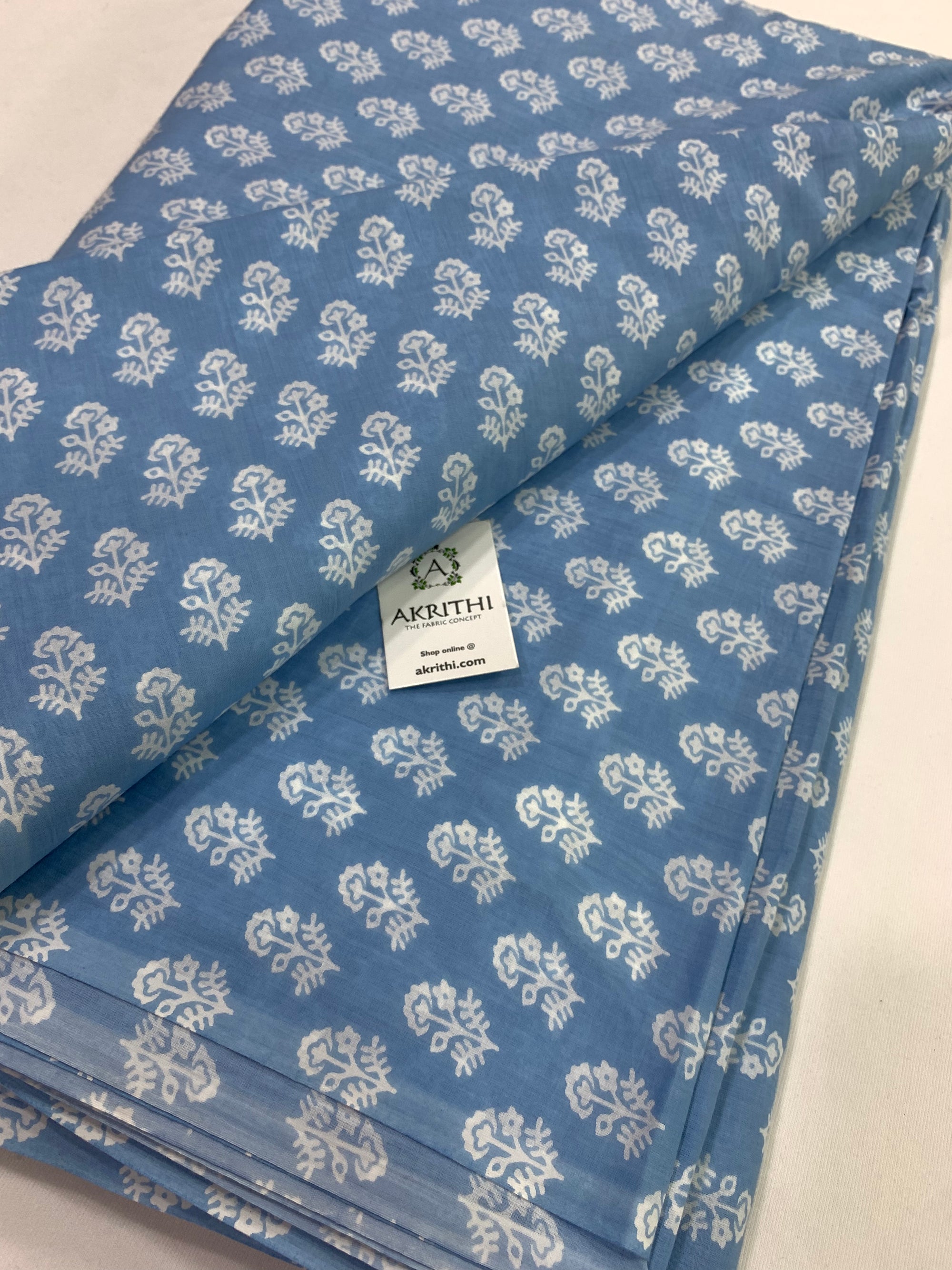 Printed pure cotton fabric