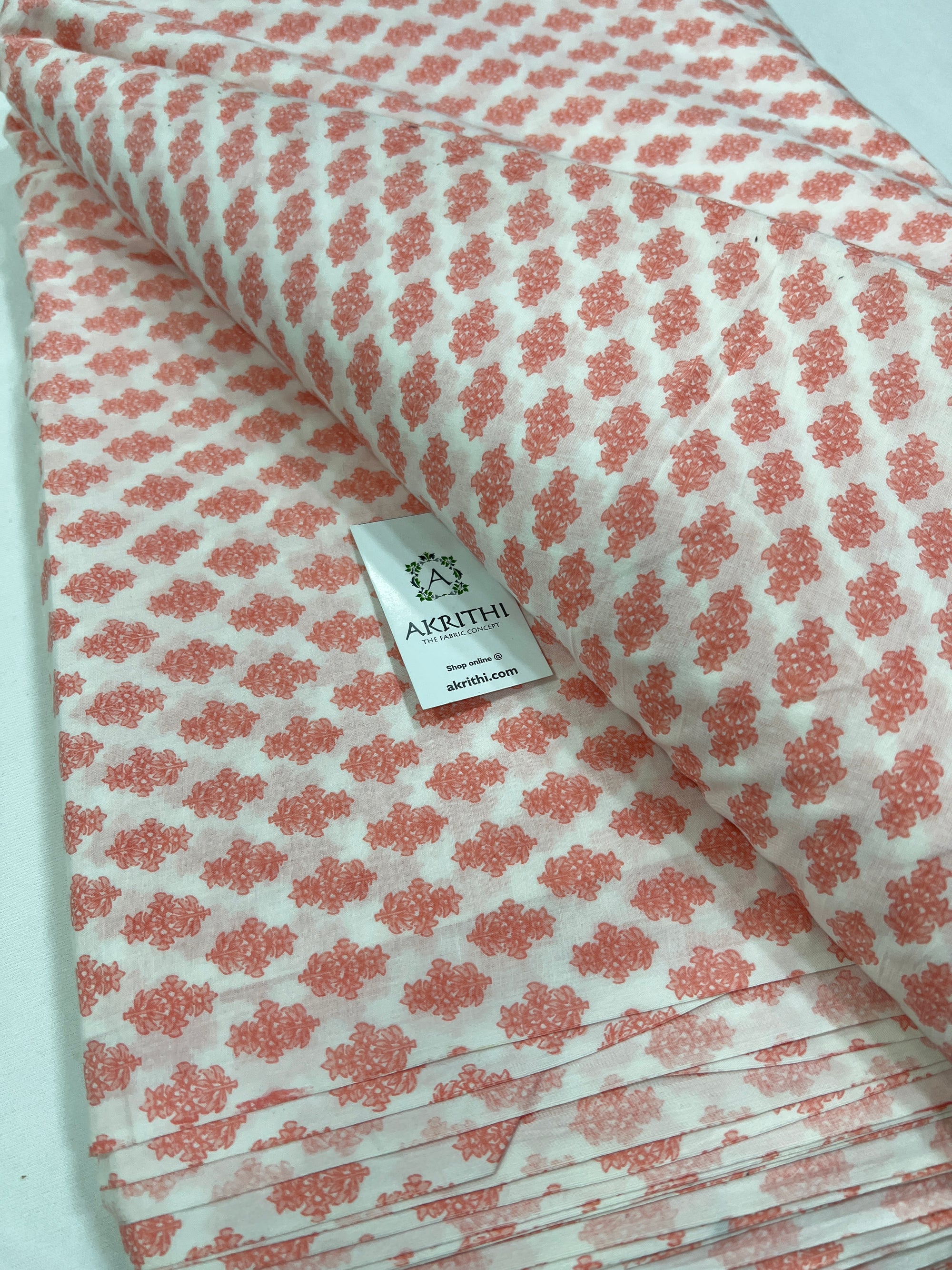 Printed pure cotton fabric
