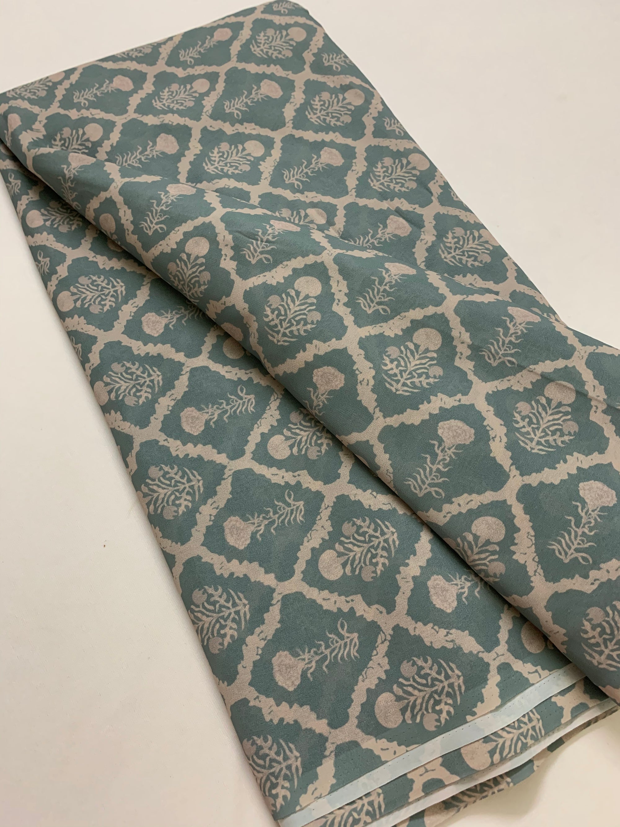 Digital floral Printed georgette fabric