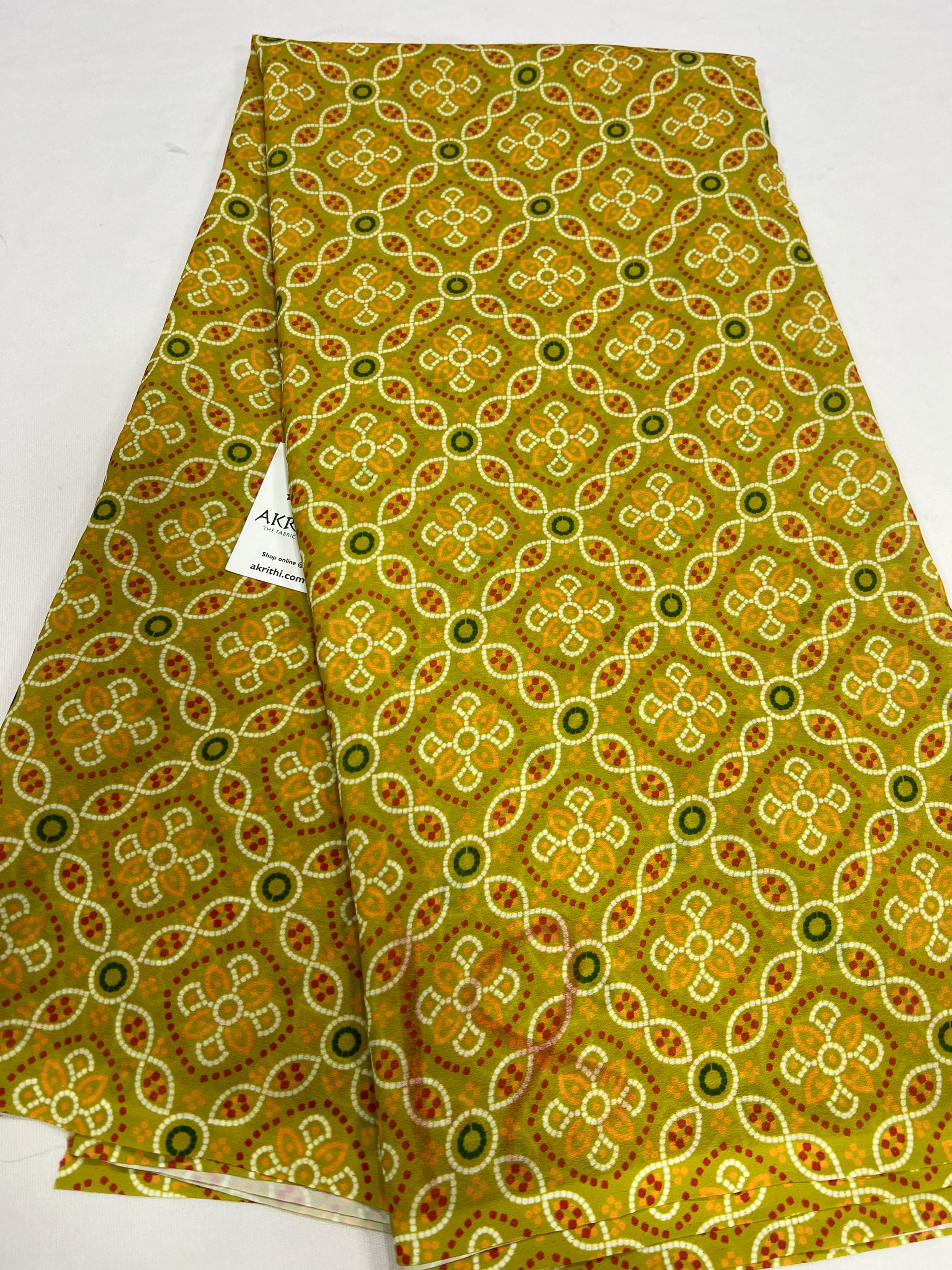 Digital printed georgette saree