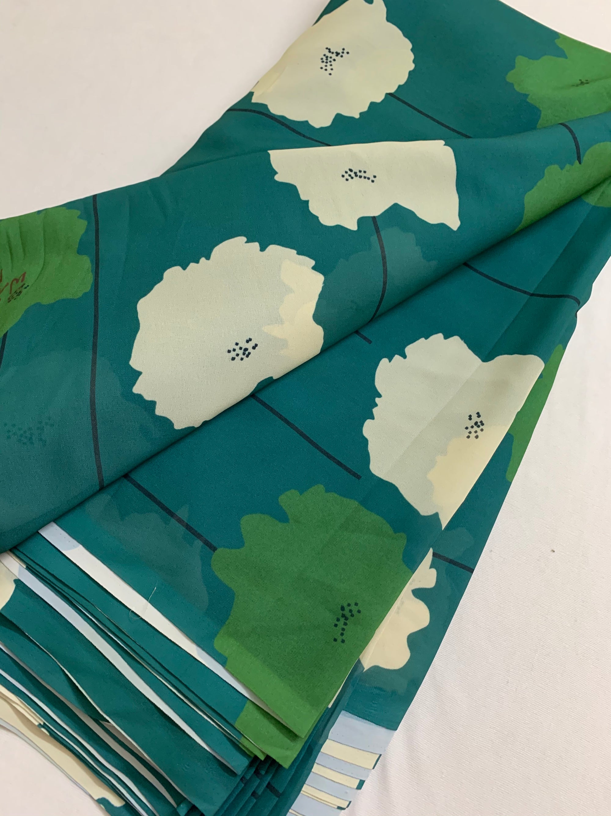 Digital floral Printed georgette fabric
