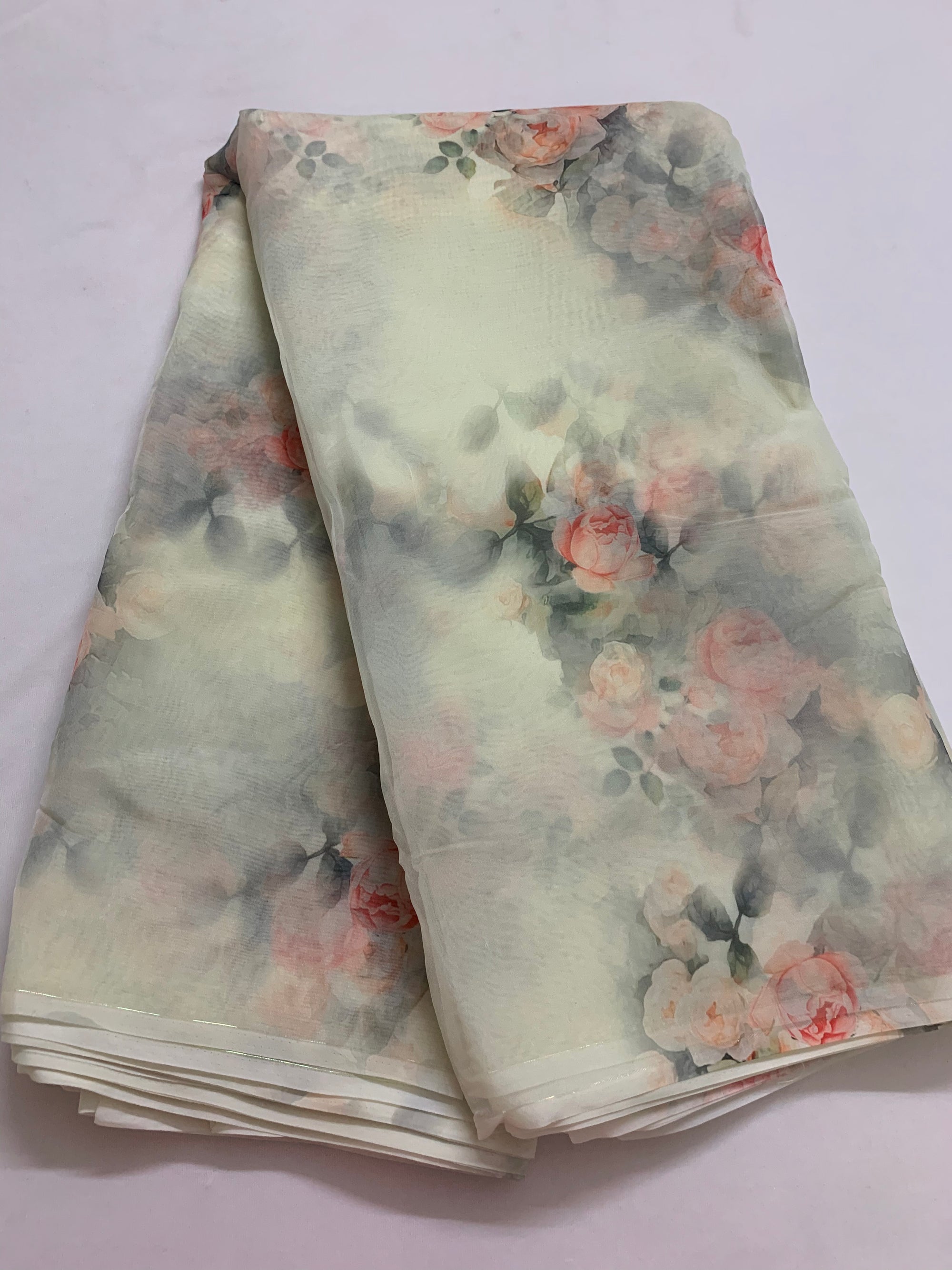 Digital Printed organza fabric