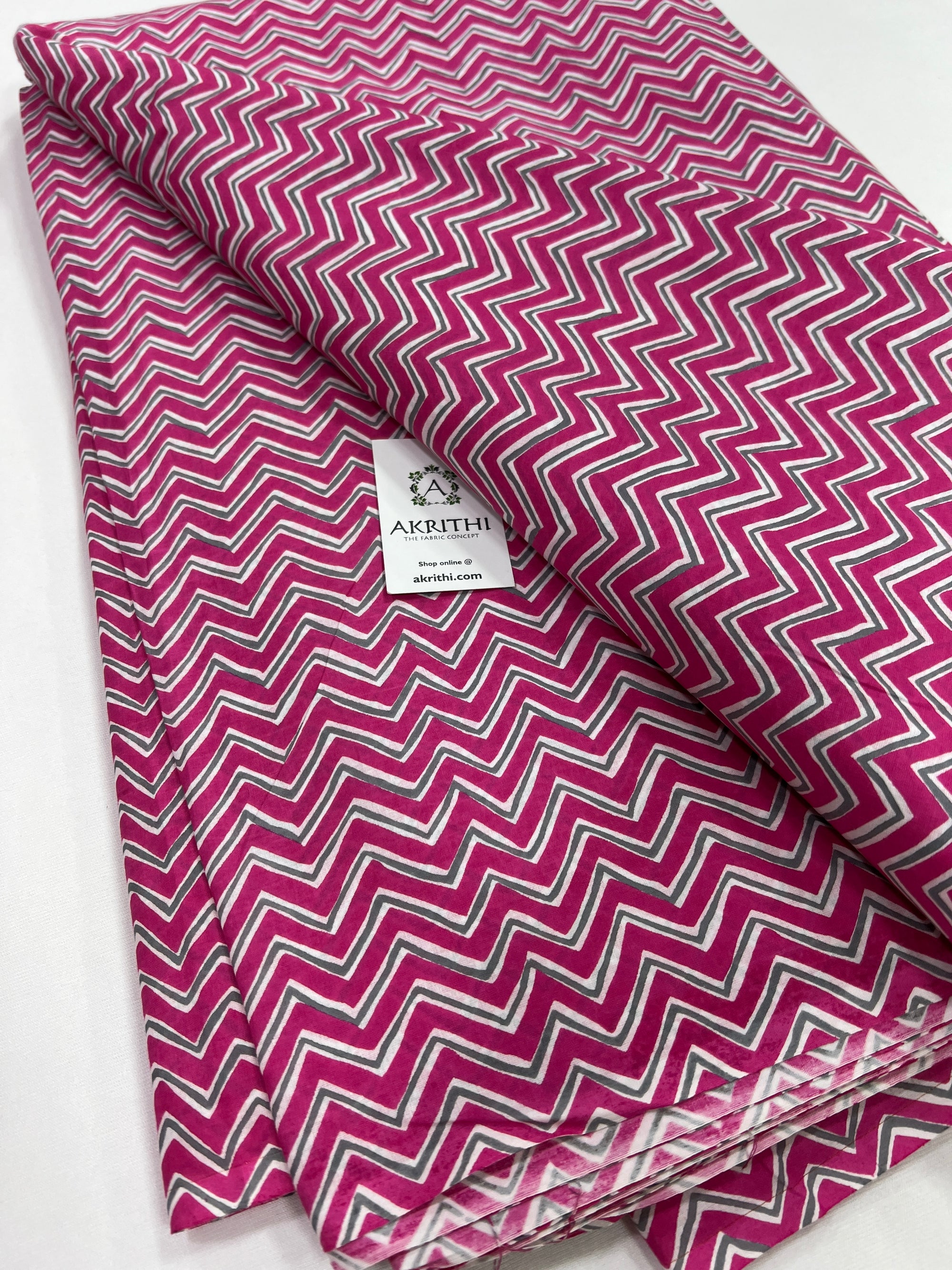 Printed pure cotton fabric