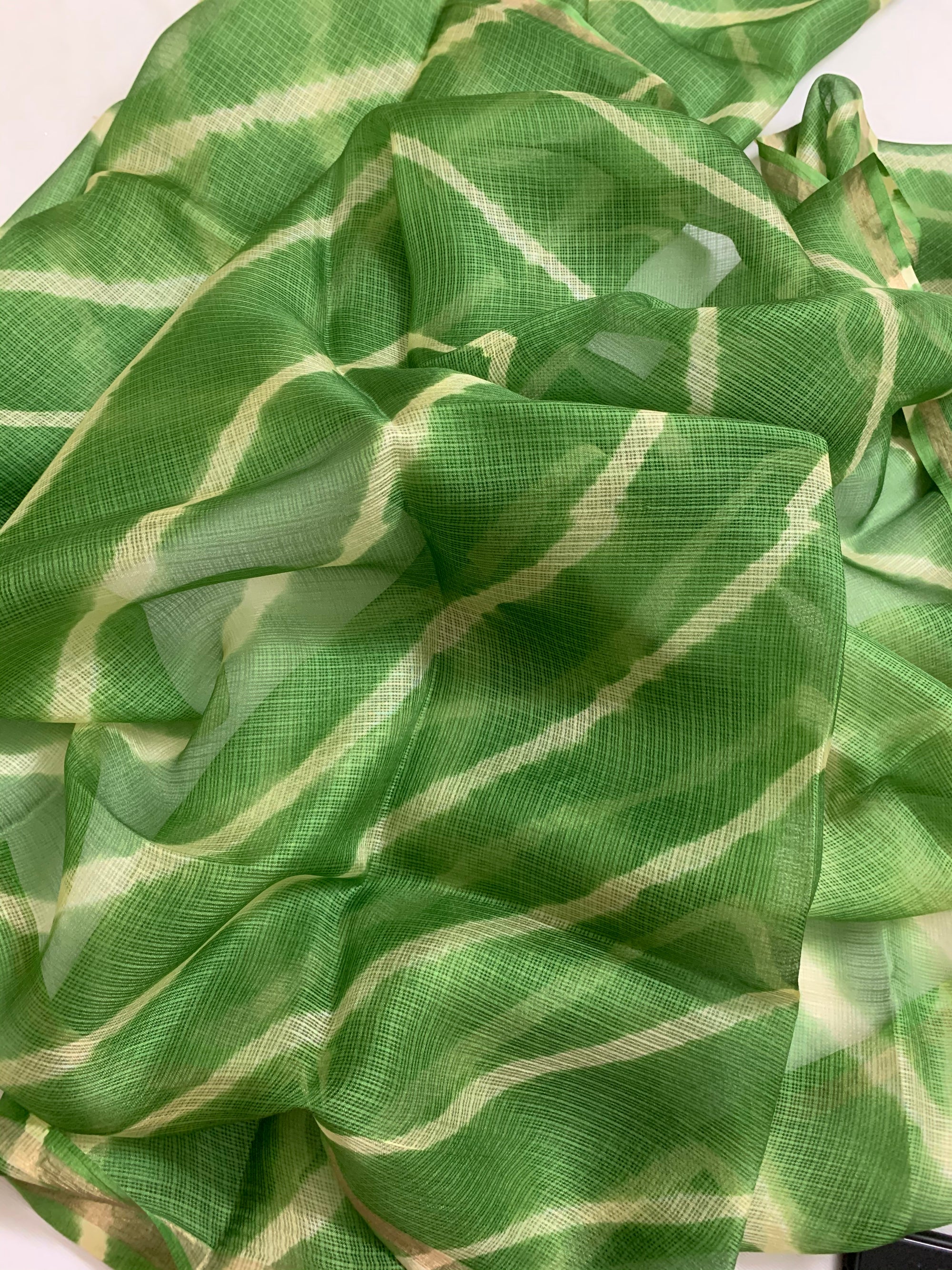 Pure silk Kota leheriya Dupatta
