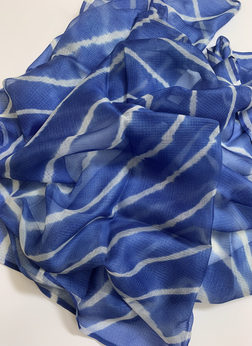 Pure silk Kota leheriya Dupatta