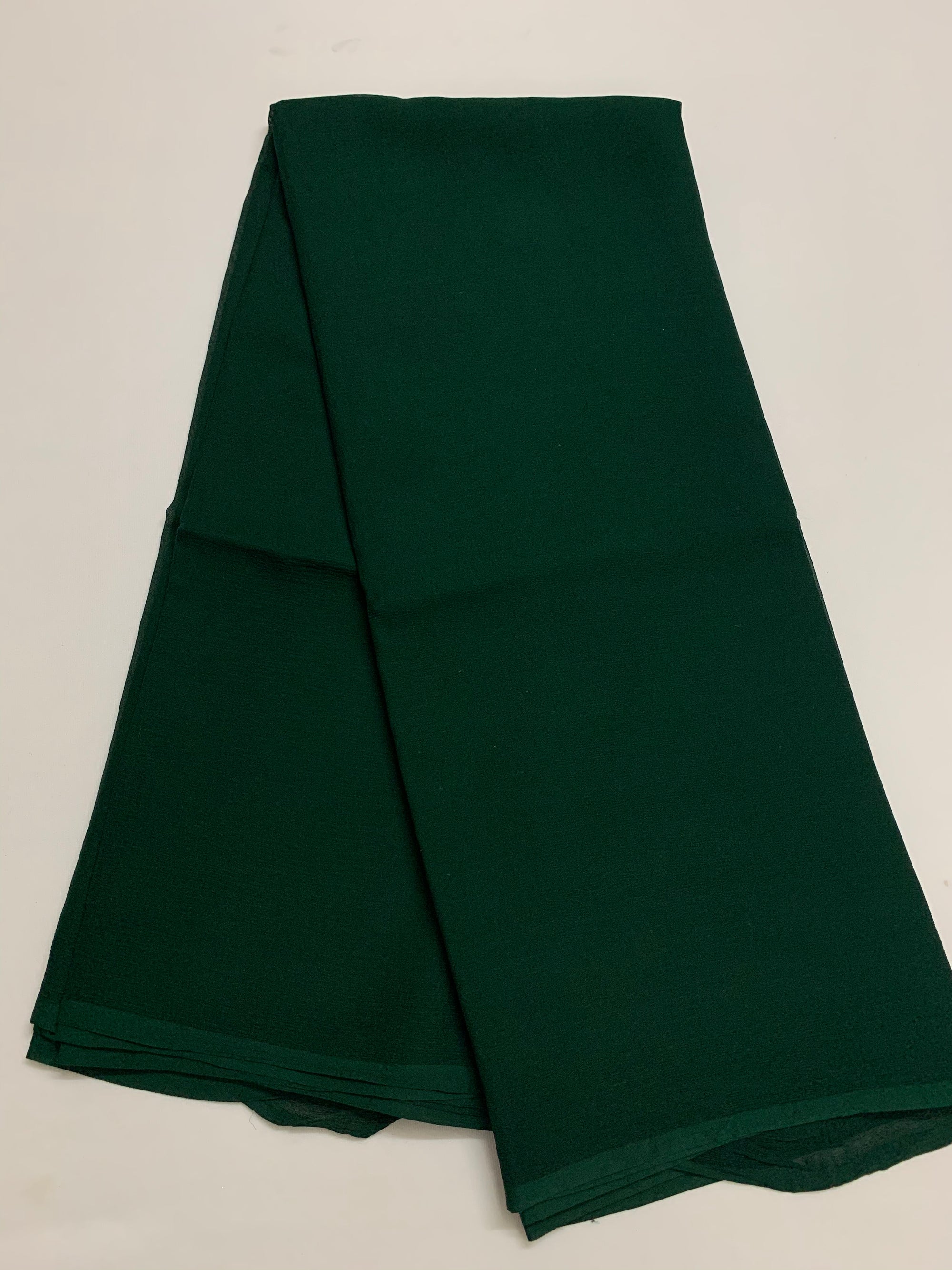 PLATINUM PURE SILK CHIFFON SAREE