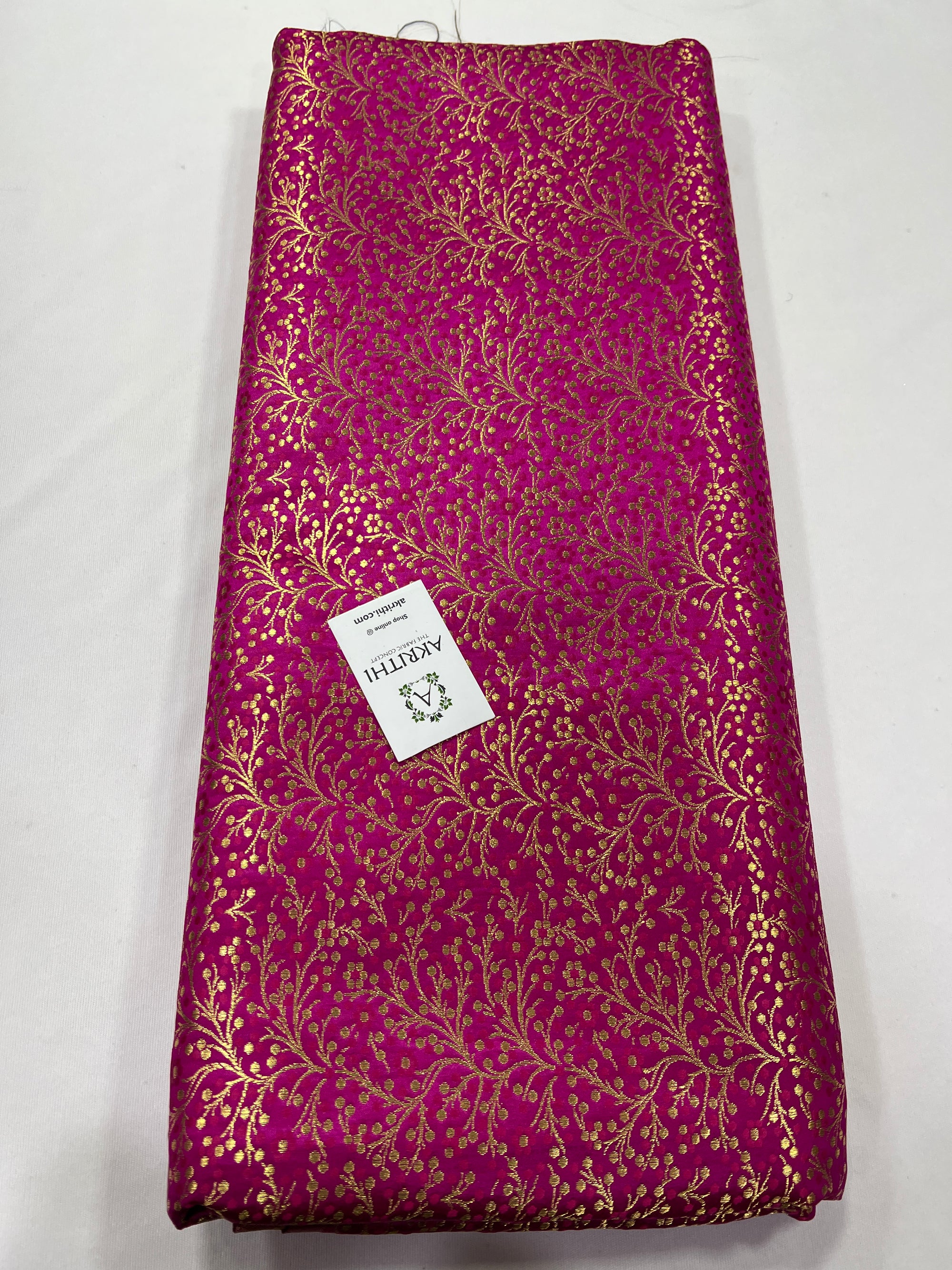 Handloom Banarasi brocade fabric