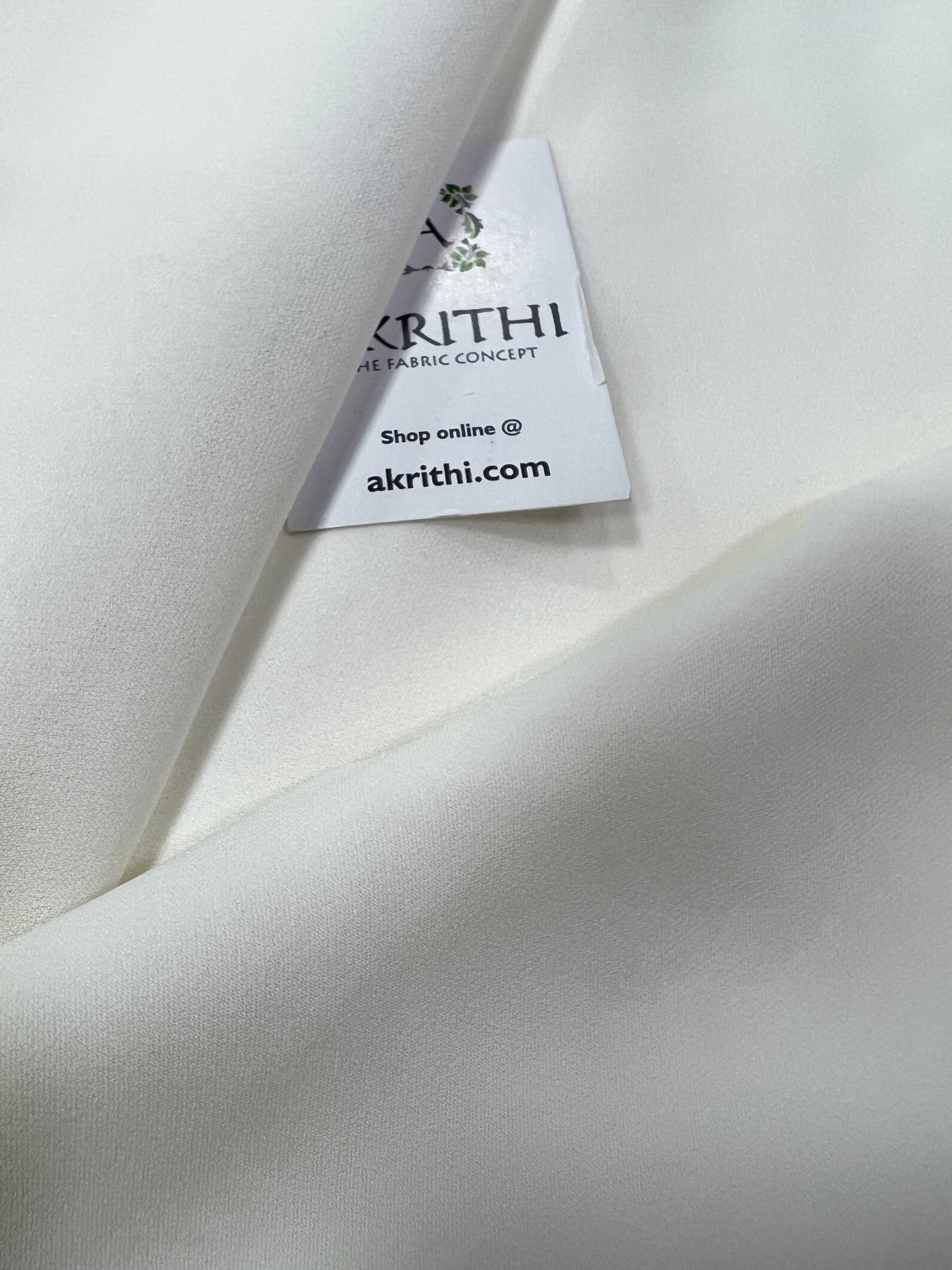 Pure silk double georgette fabric 90 grams