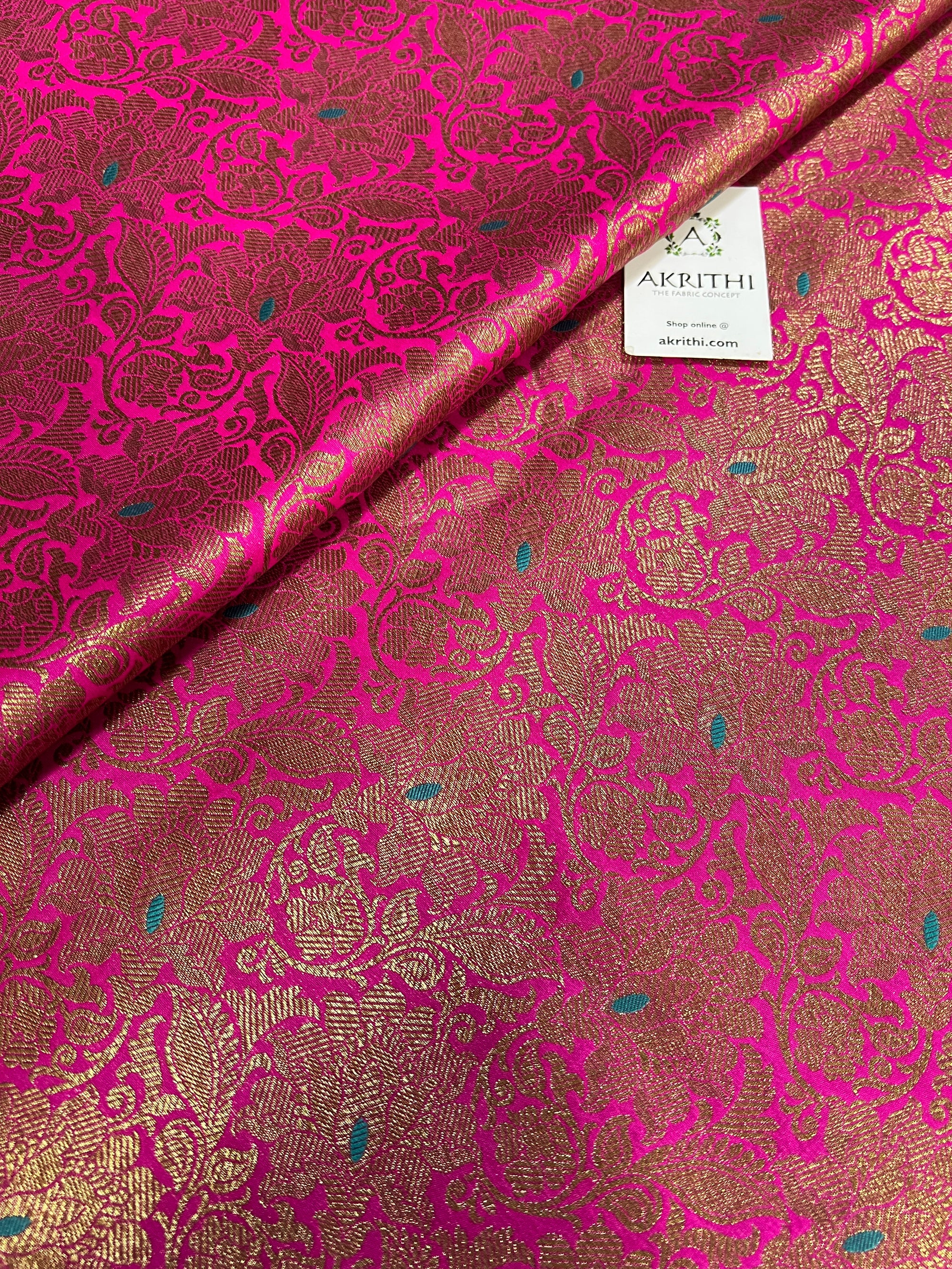 Banarasi brocade fabric antique zari