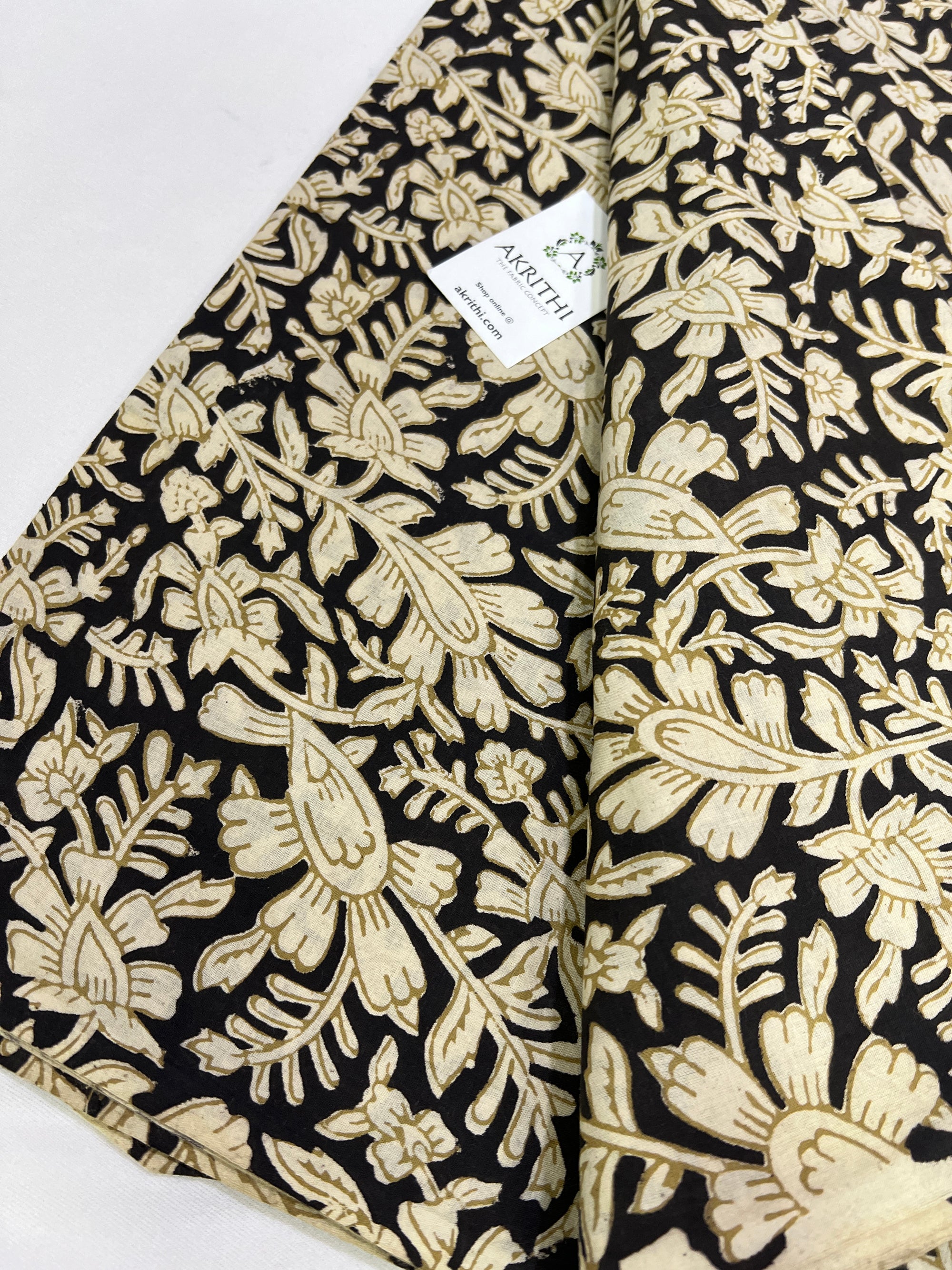 Hand block Printed pure cotton fabric