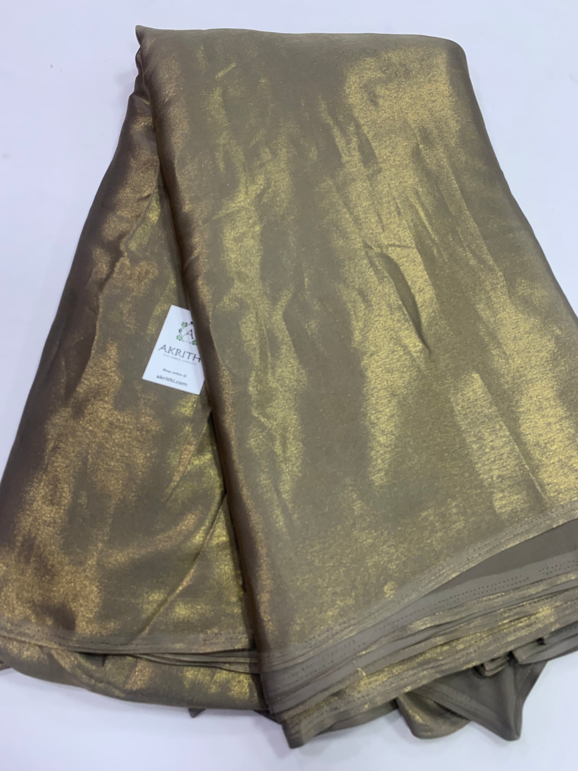 Foil georgette fabric