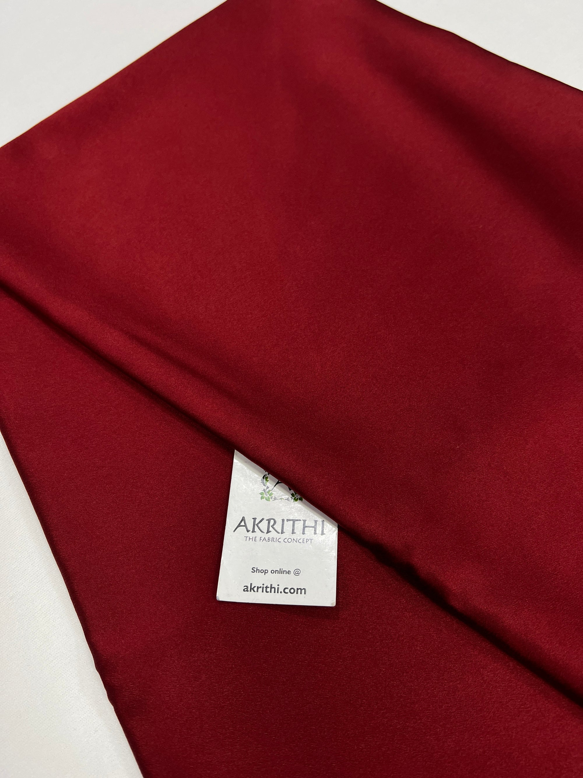 Pure silk satin fabric