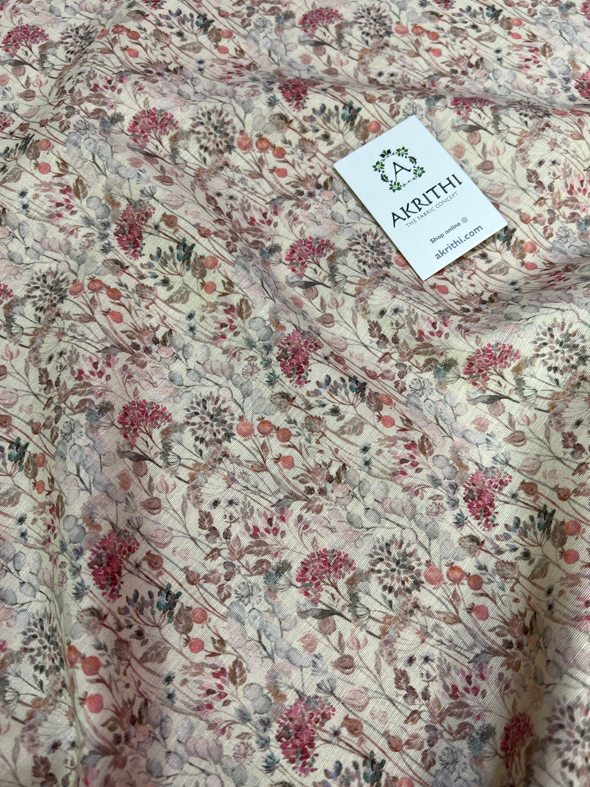 Digital Printed pure linen fabric