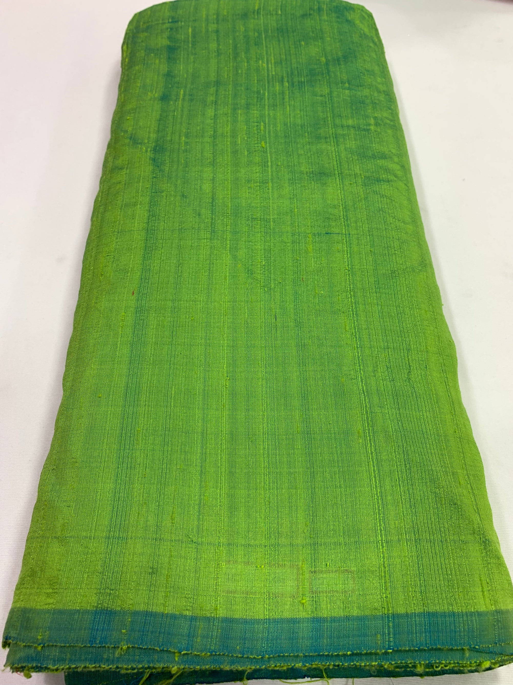Pure raw silk dual tone