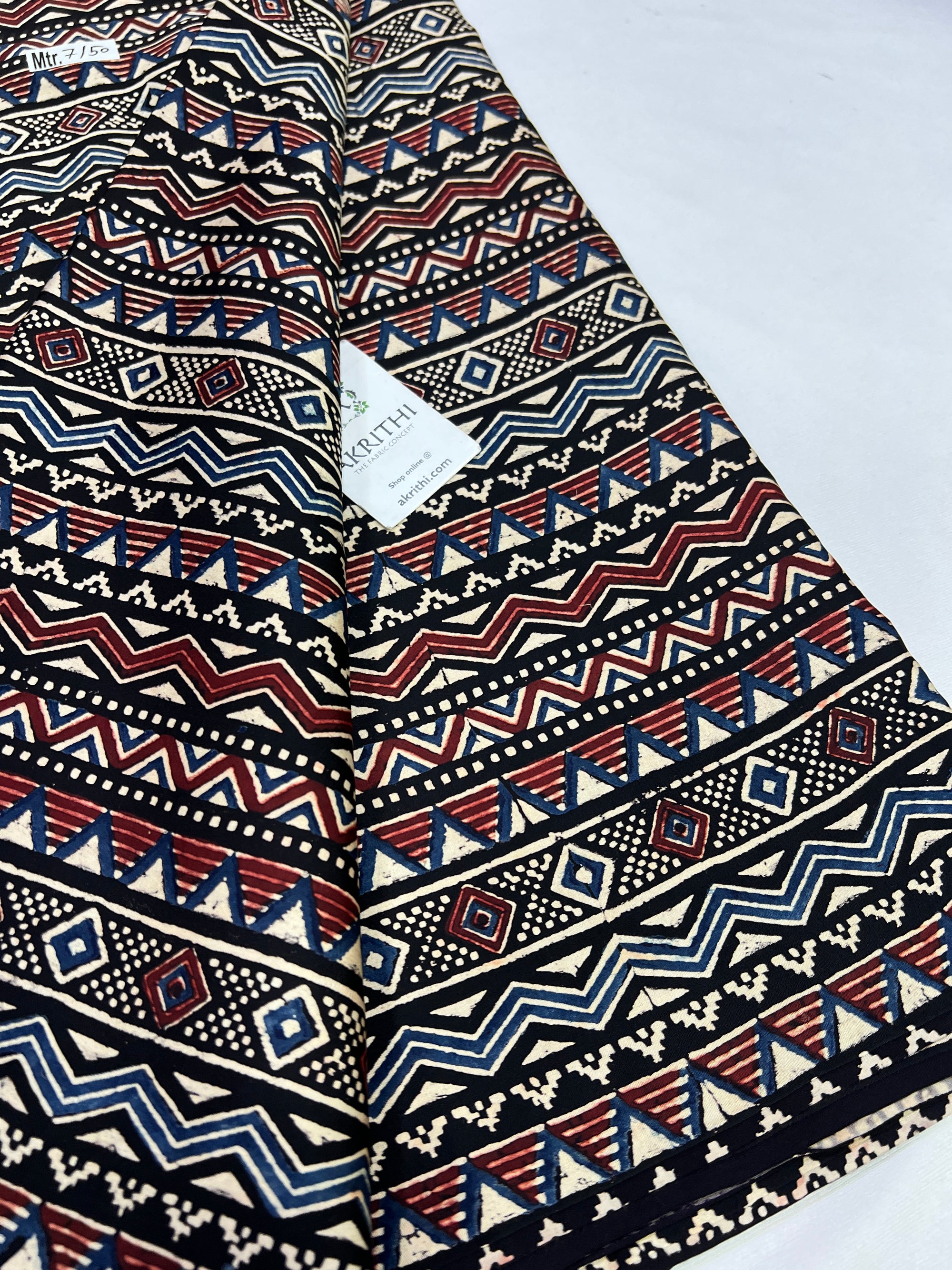 Ajrakh modal fabric