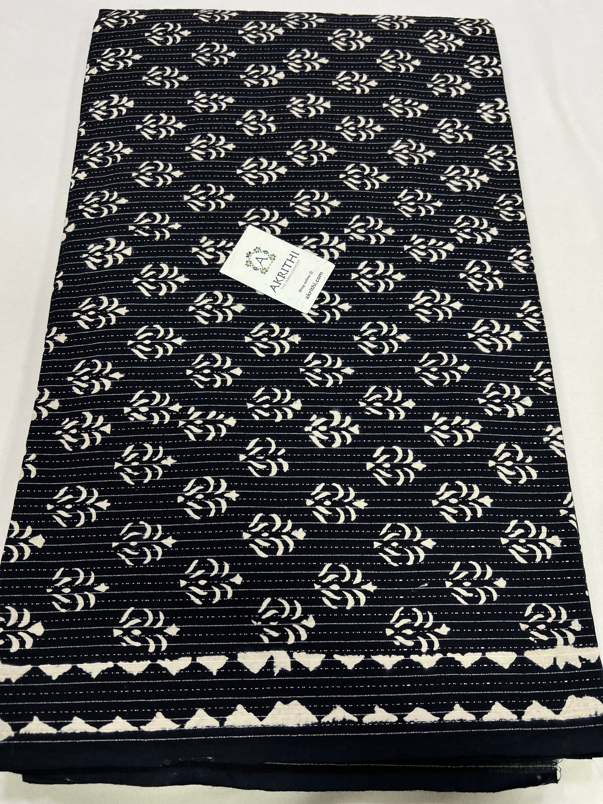 Kantha pure cotton fabric