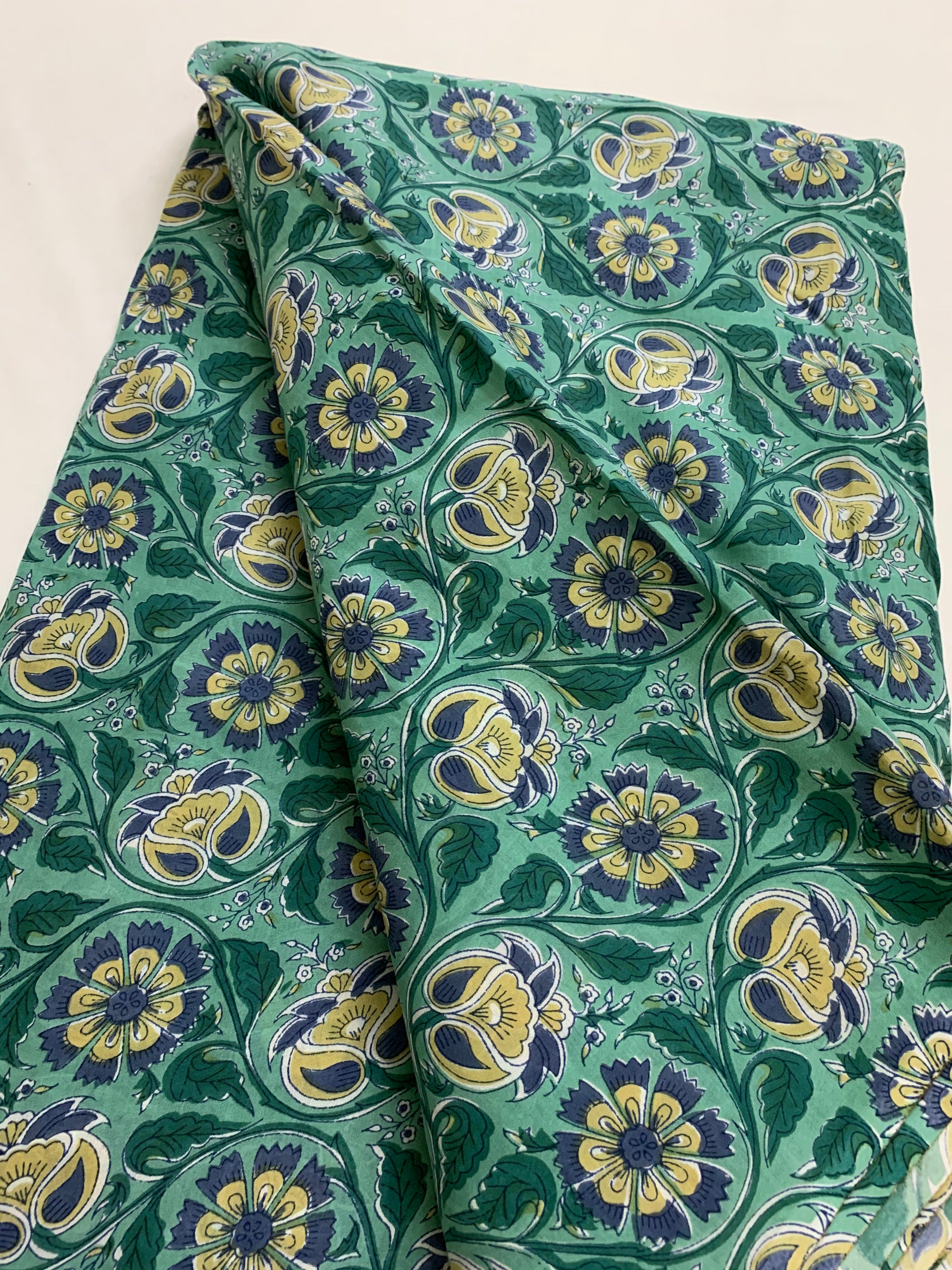 Printed muslin fabric