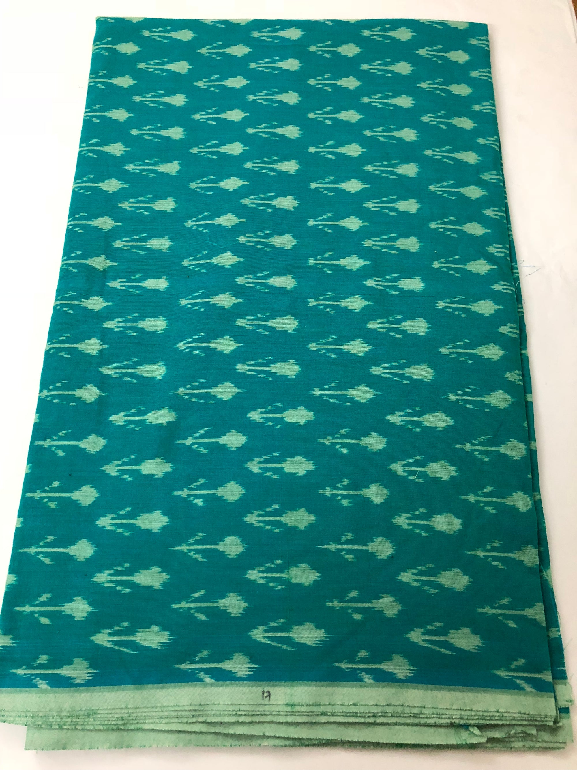 Ikat soft mercerised cotton fabric