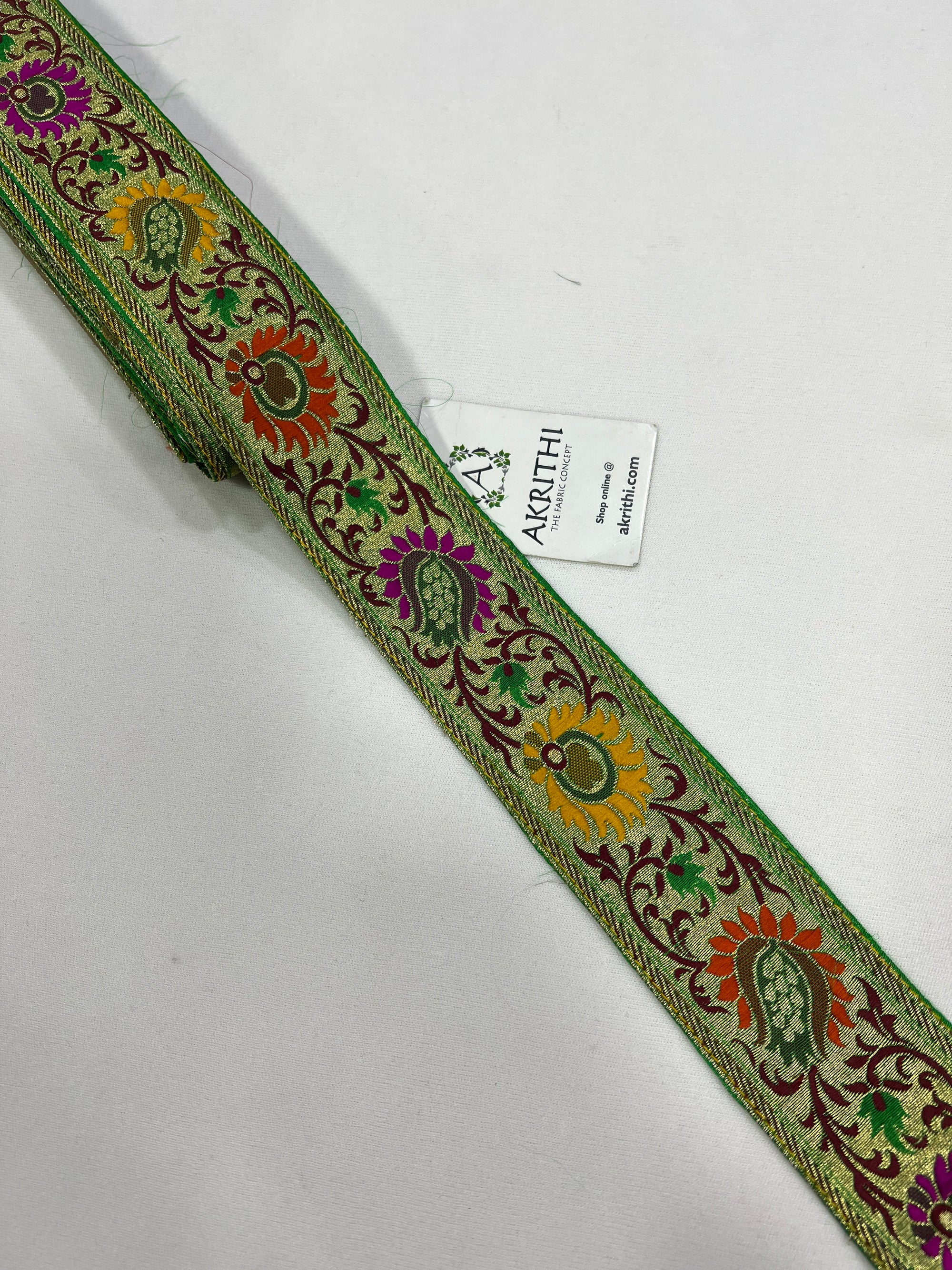 Handloom Banarasi lace 9 metres roll
