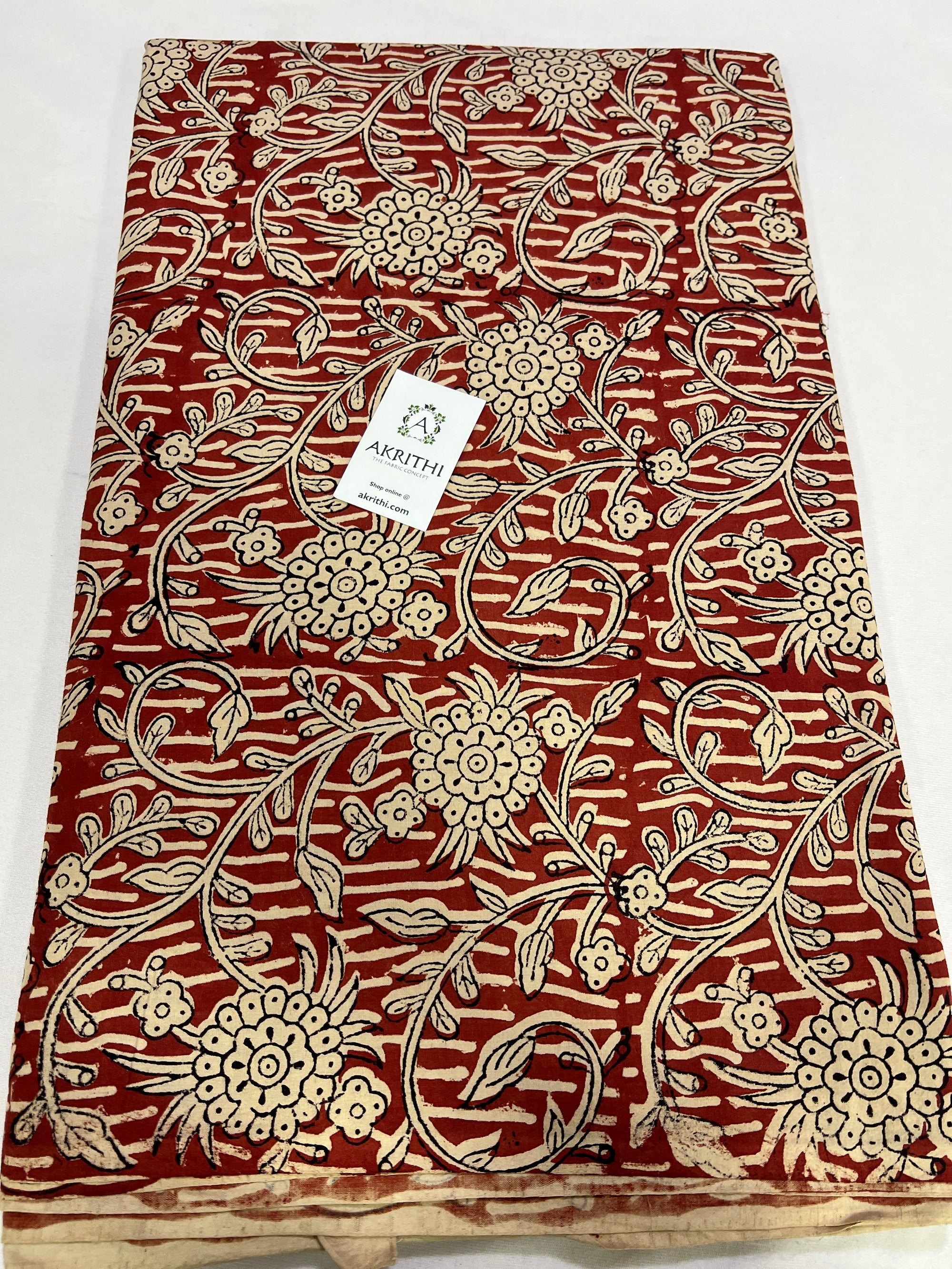 Hand block Printed pure cotton fabric