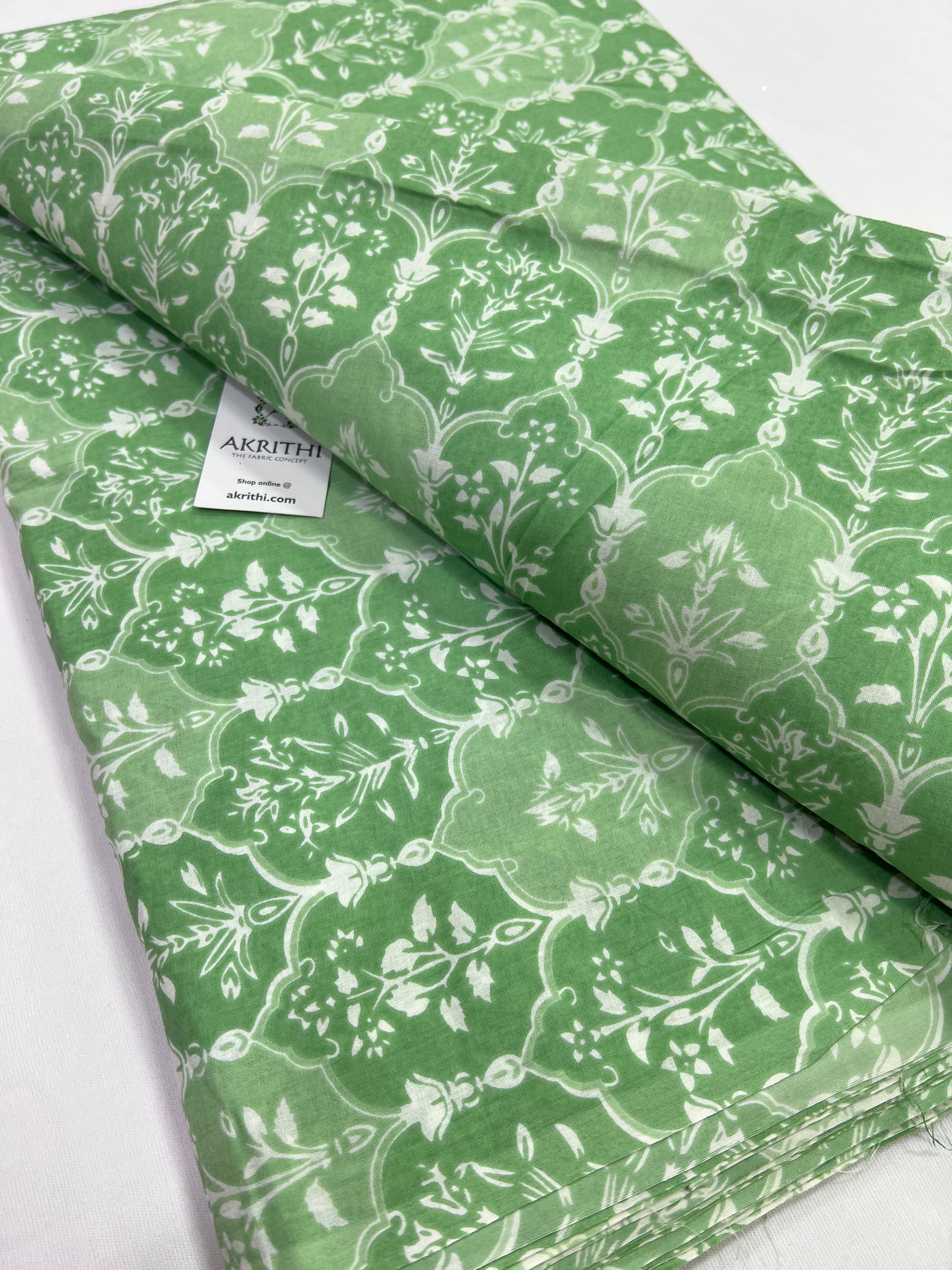Printed pure cotton fabric