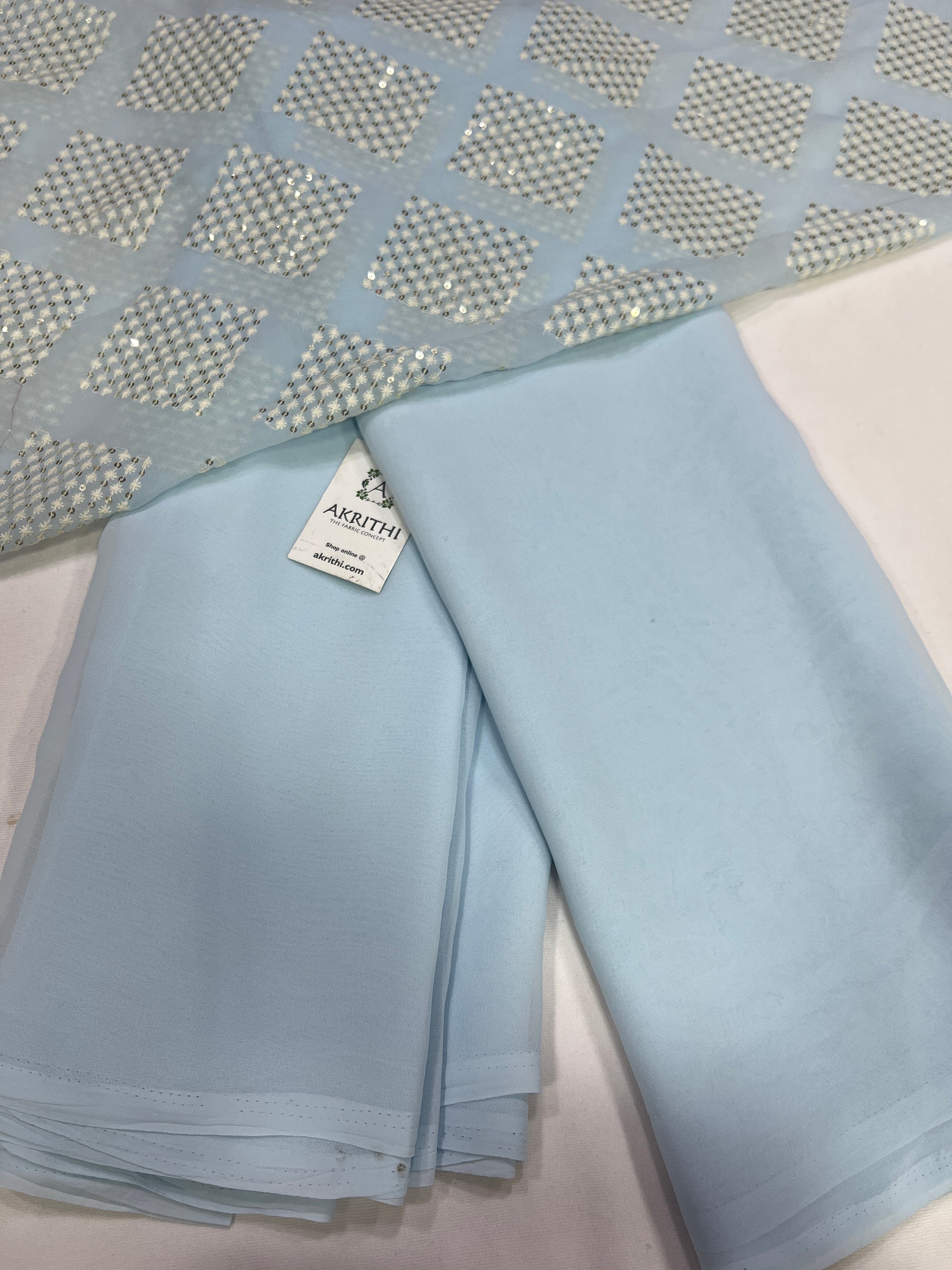 Georgette saree with blouse
