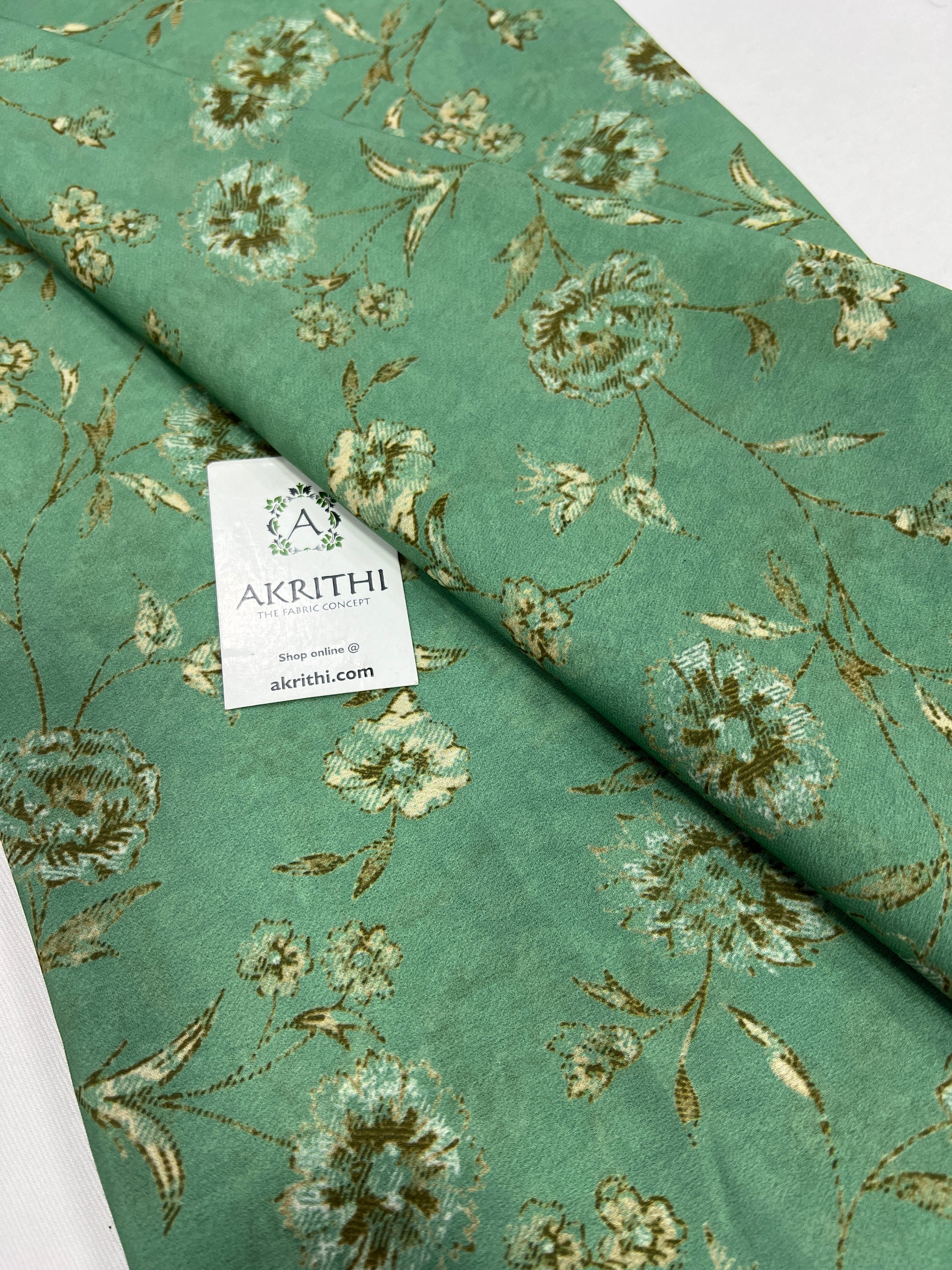 Digital printed georgette saree