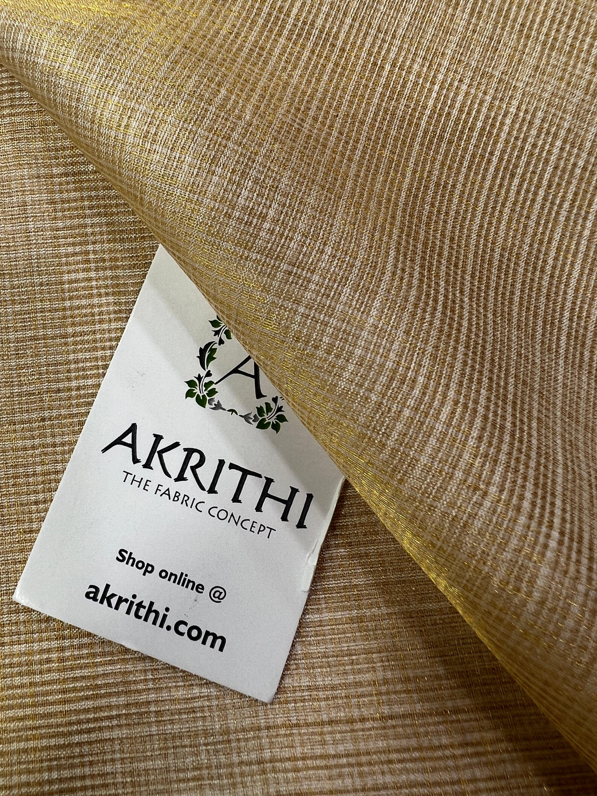 Pure silk kota tissue fabric