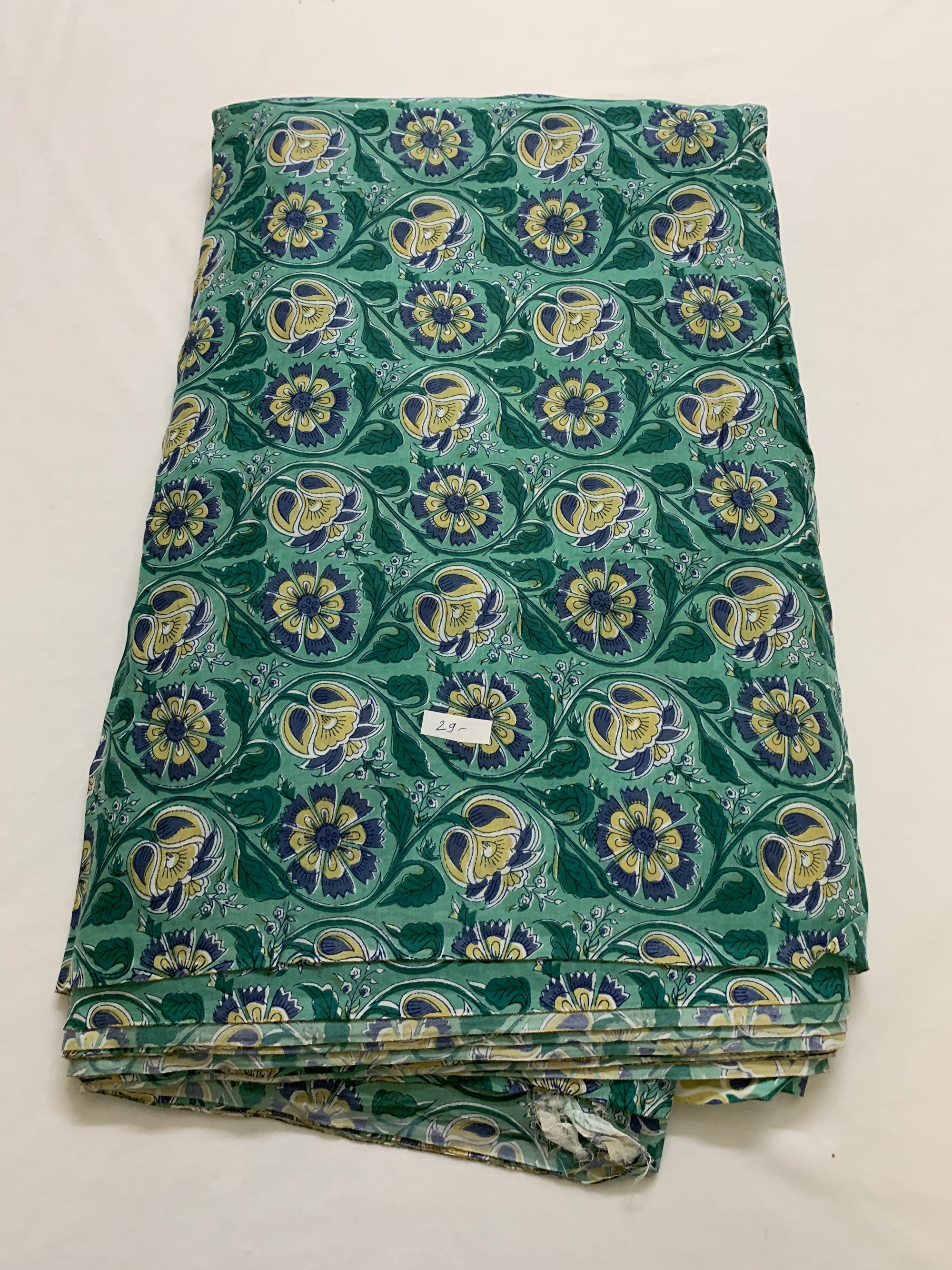 Printed muslin fabric