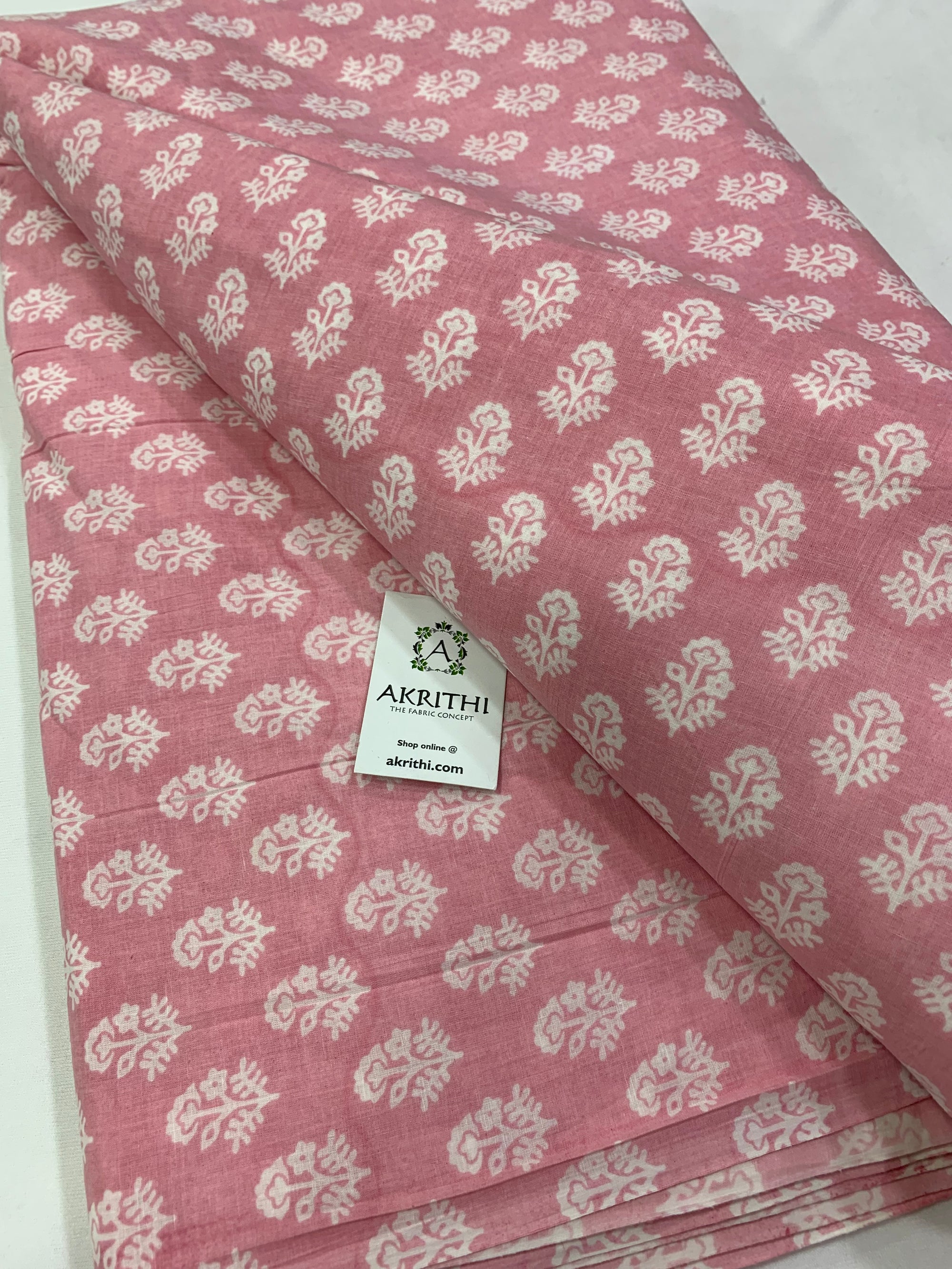 Printed pure cotton fabric