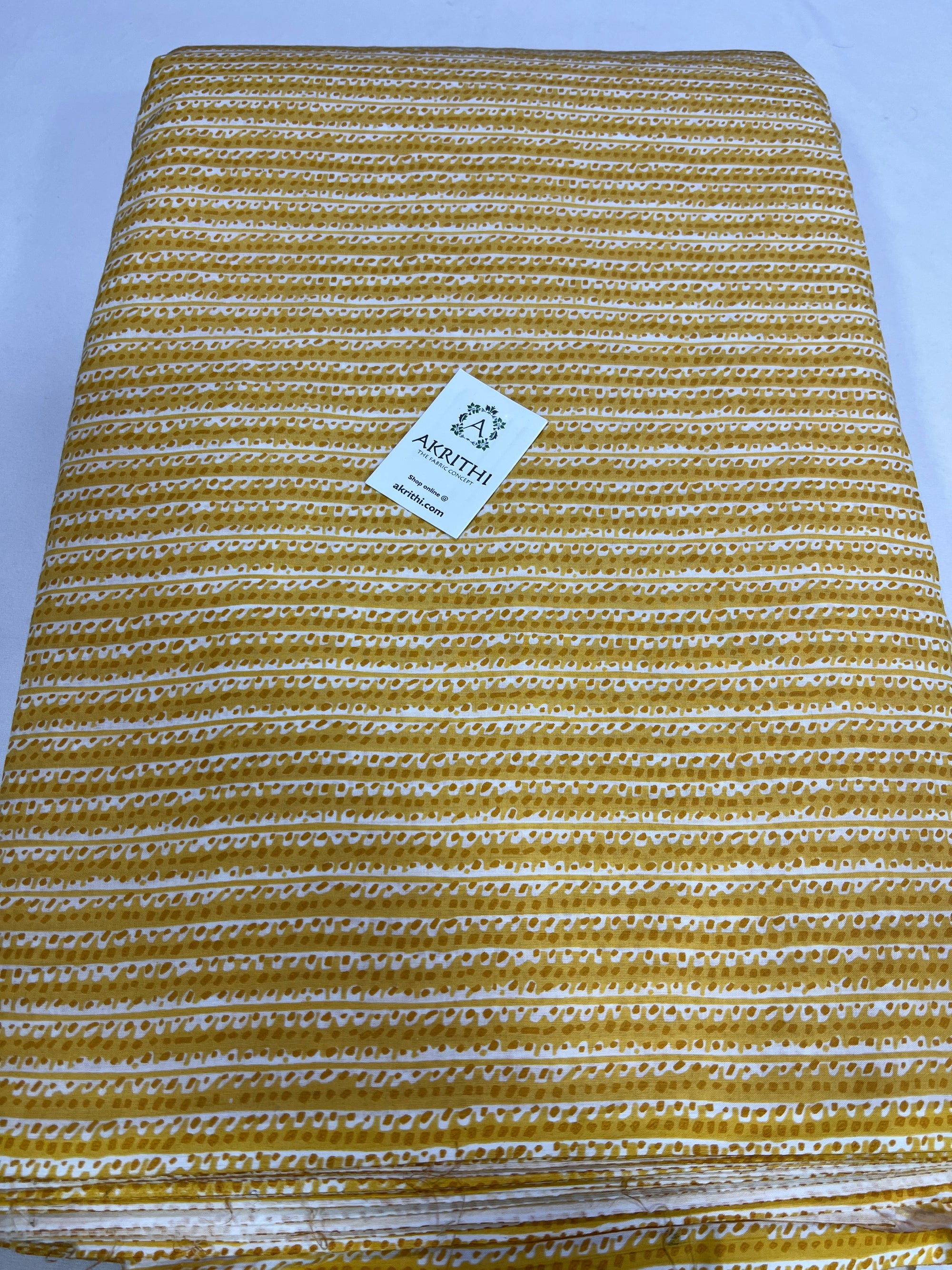 Printed pure cotton fabric