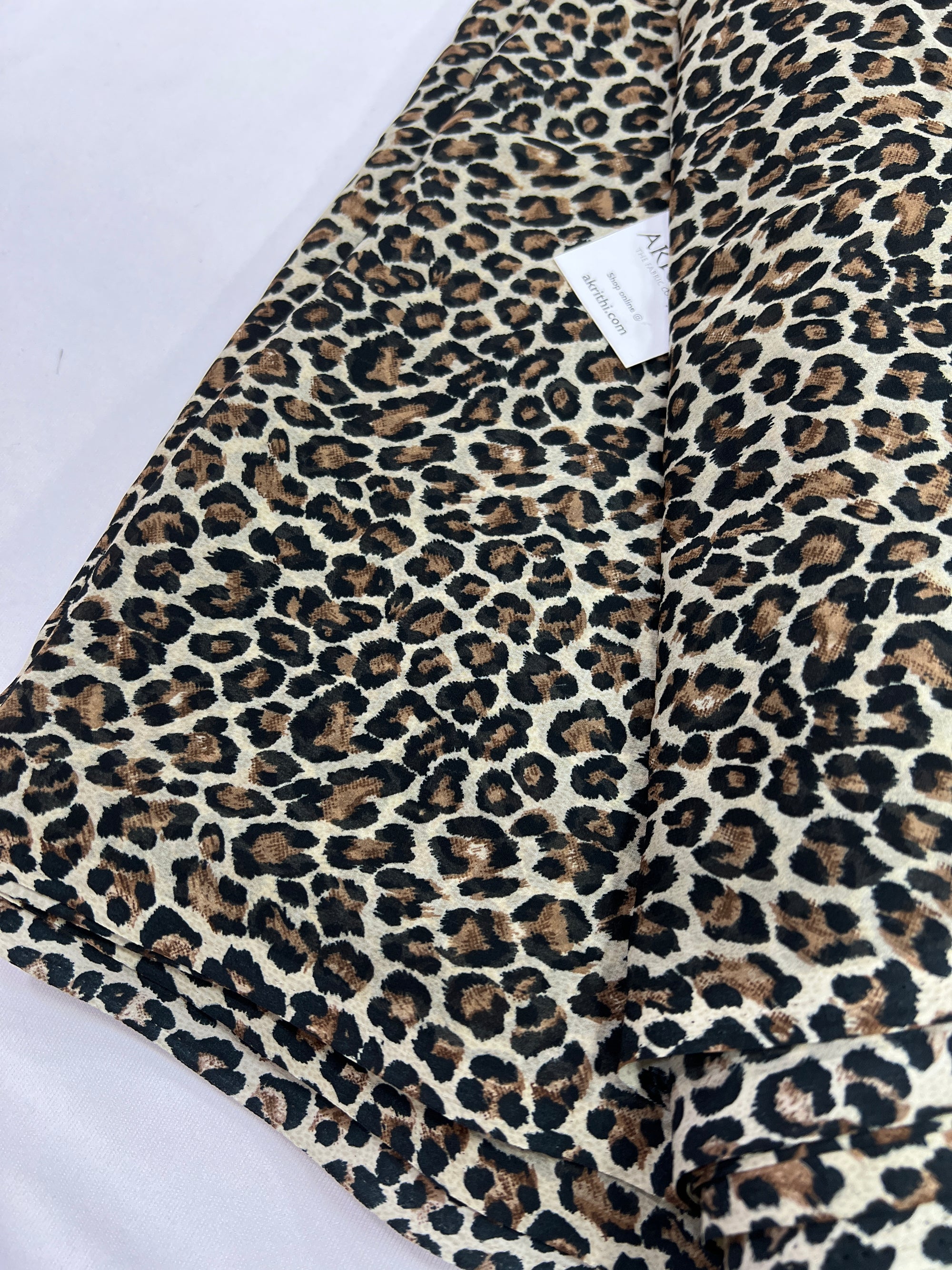 Floral printed georgette fabric