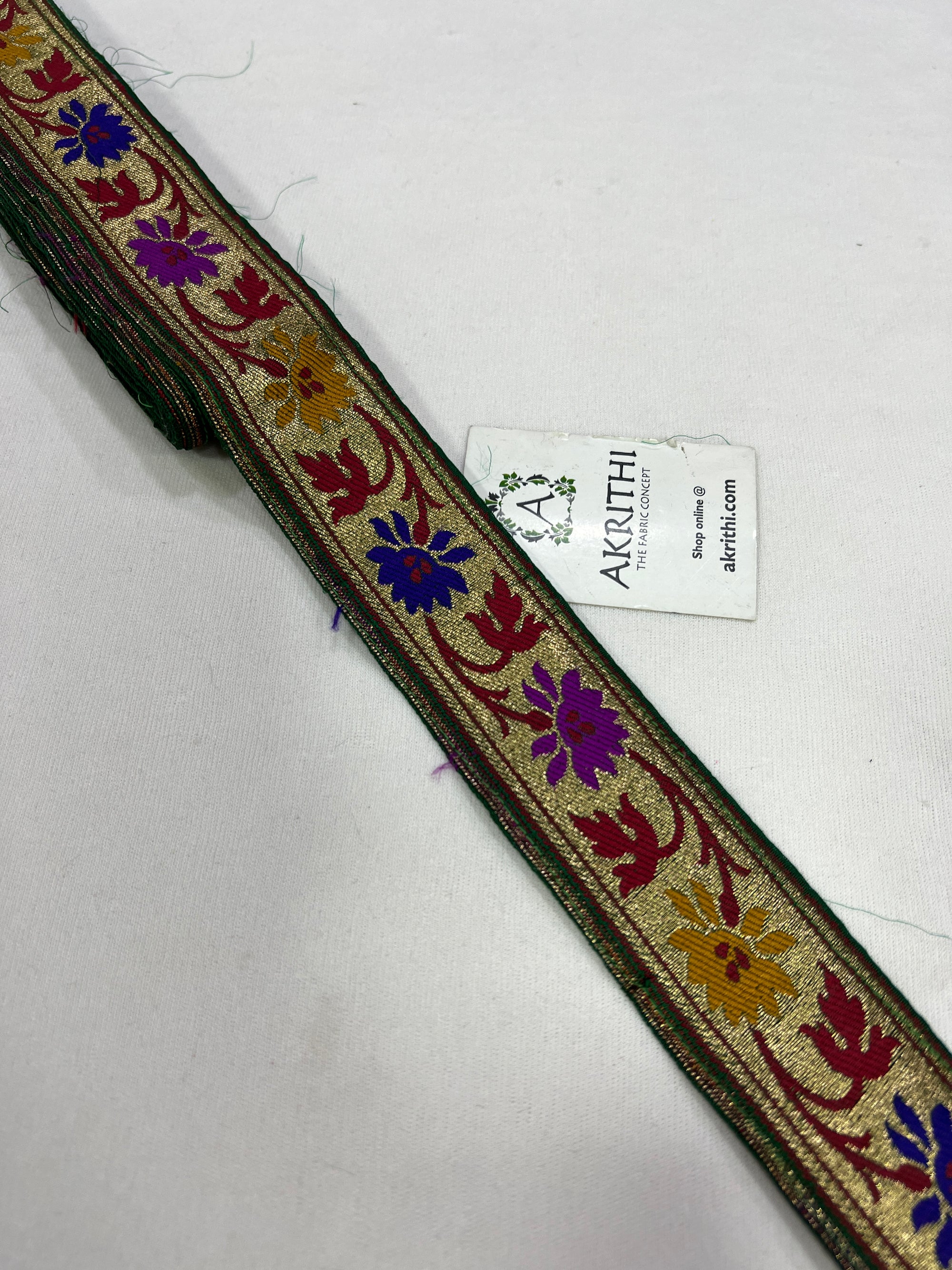 Handloom Banarasi lace 5 metres roll