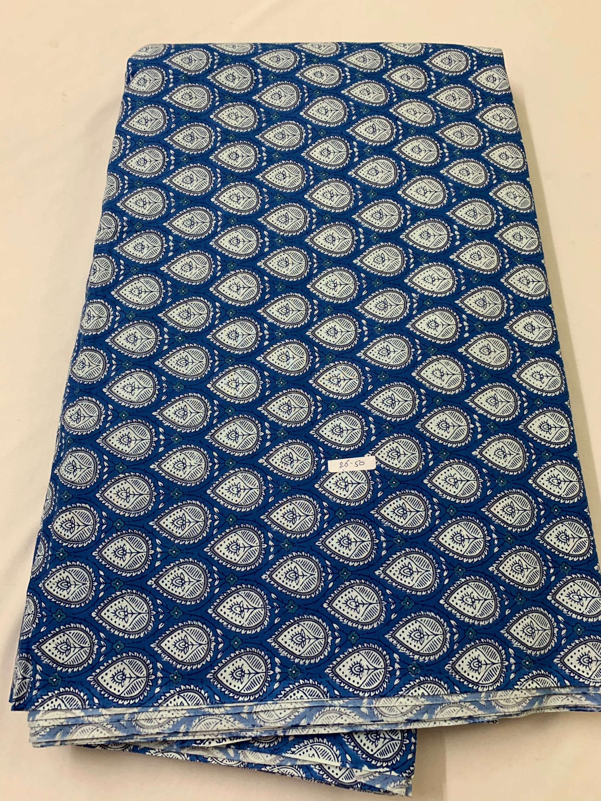 Printed pure cotton fabric