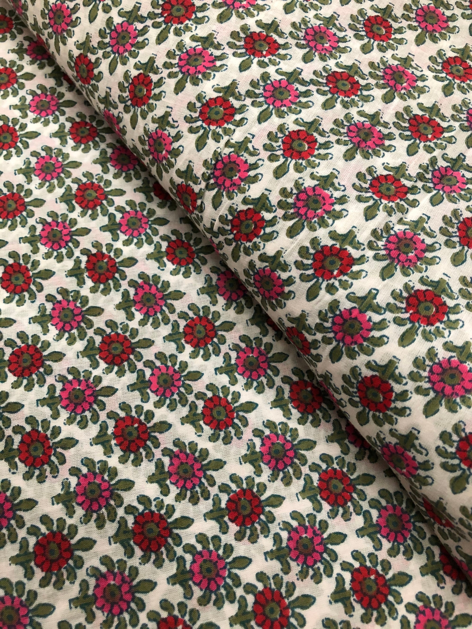 Printed cotton fabric